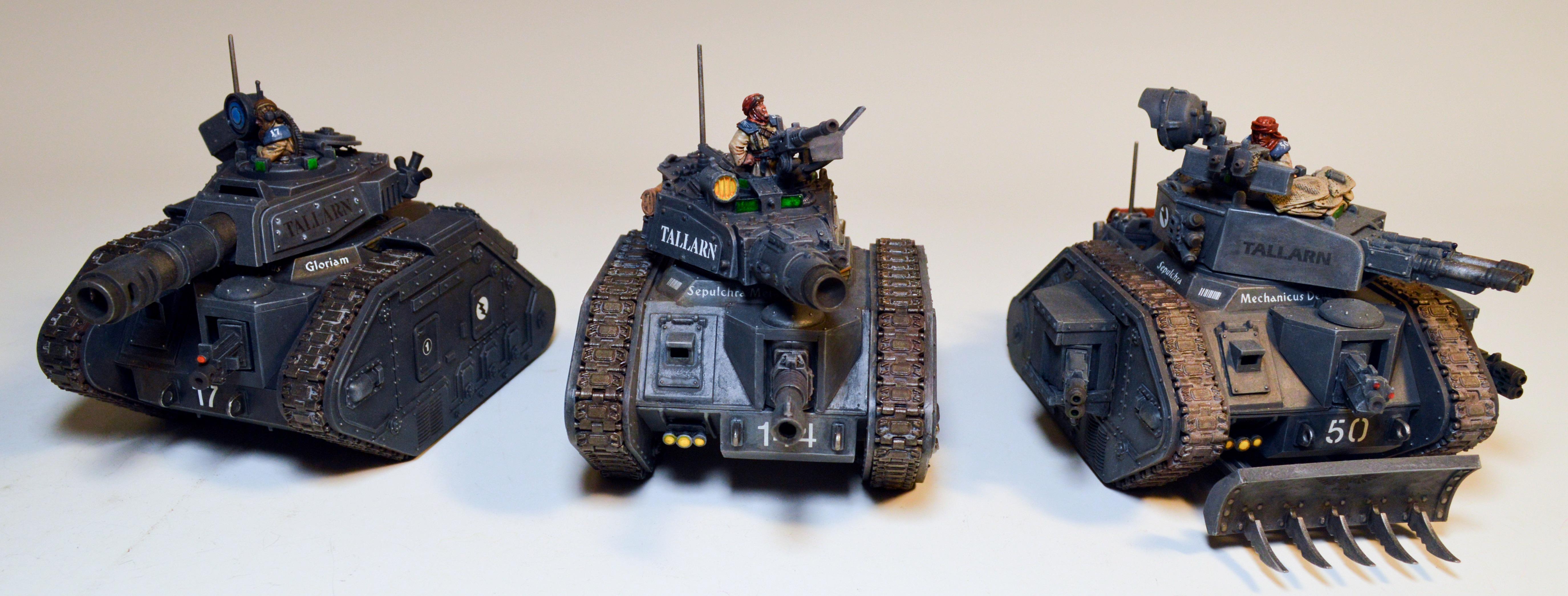 Astra Militarum, Imperial Guard, Leman Russ Battle Tank, Tallarn Desert Raiders