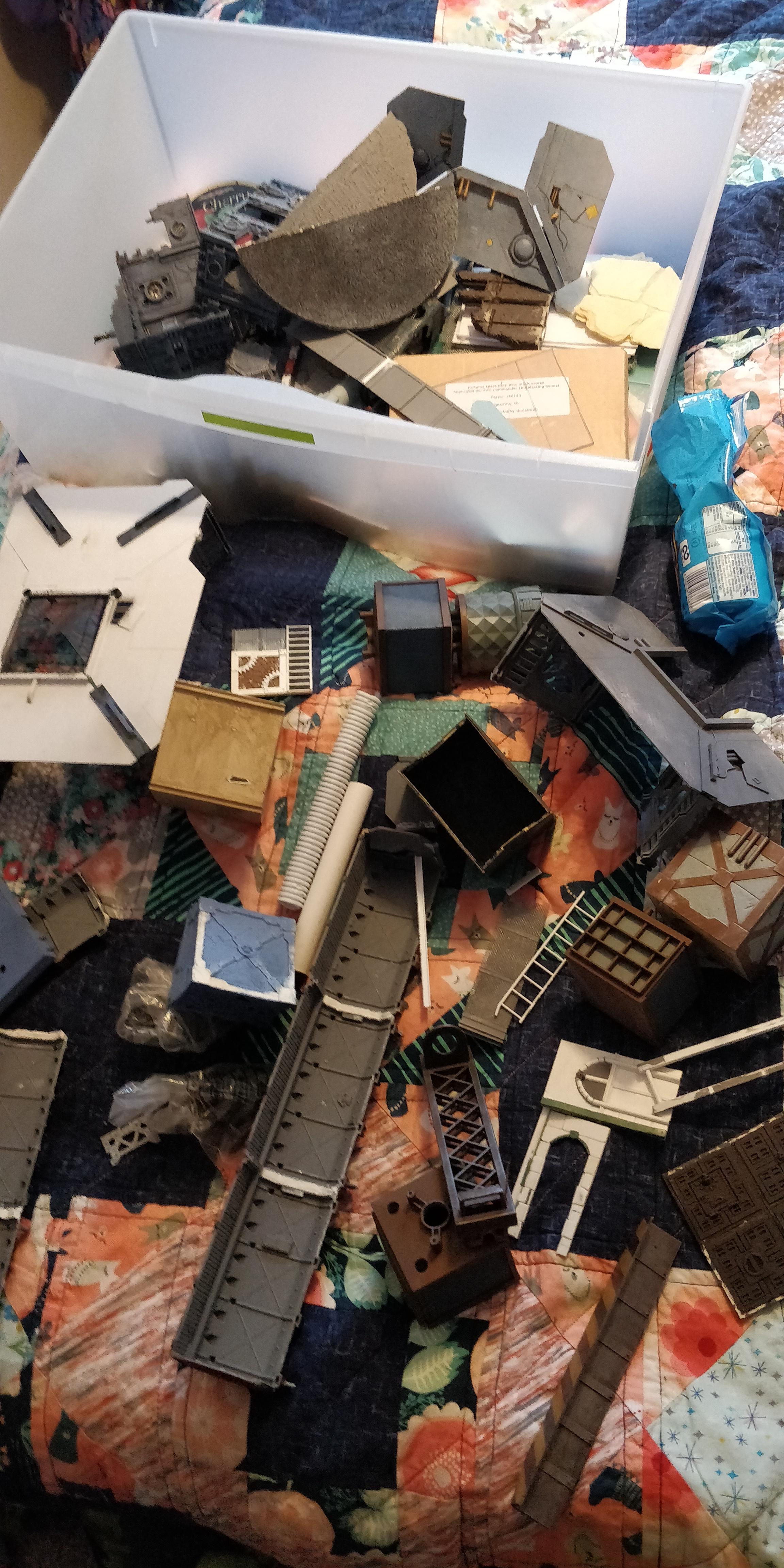 Junk, Necromunda, Scratch Build, Warhammer 40,000, Work In Progress