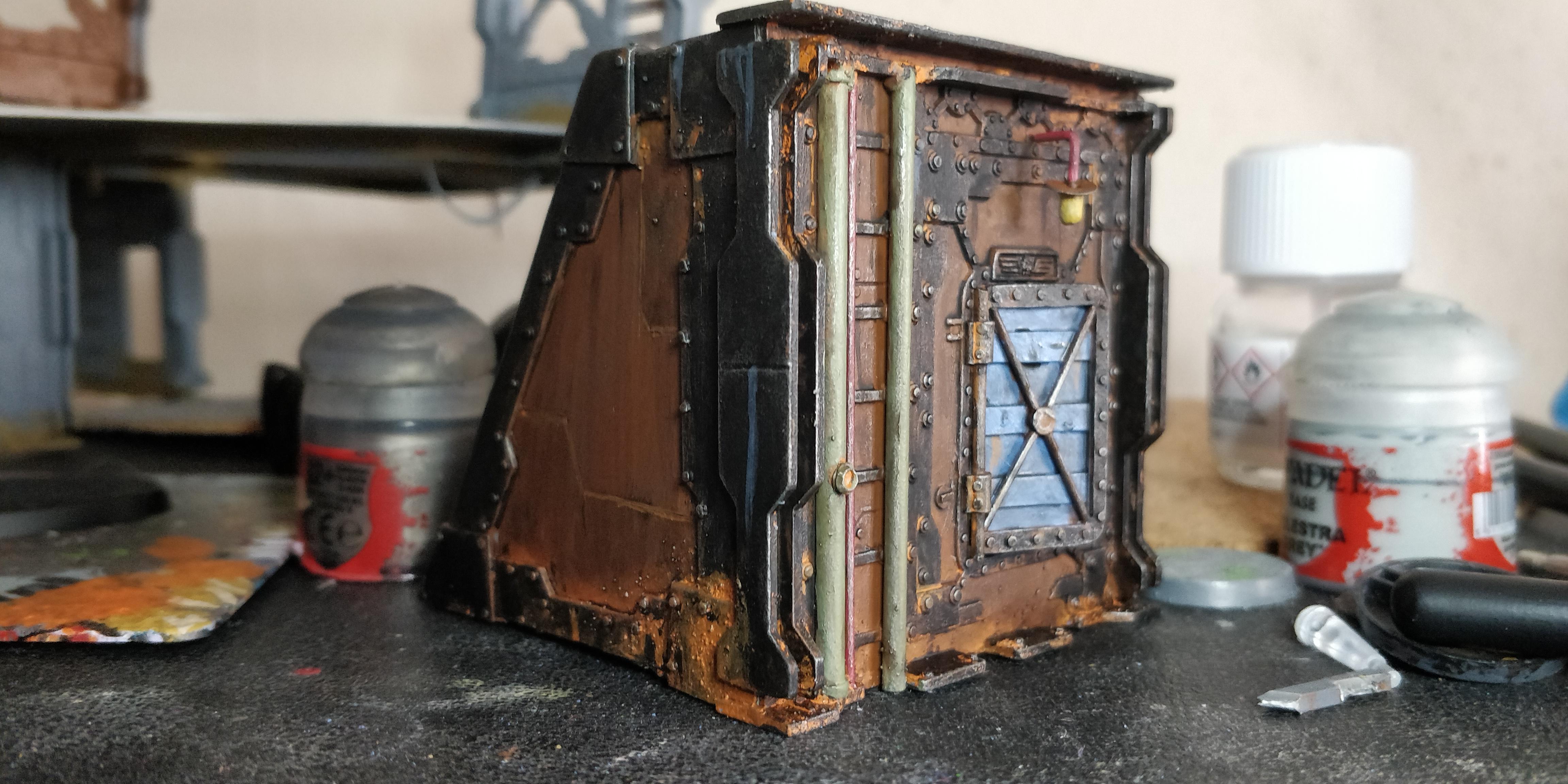 Bulkhead, N17, Necromunda, Scratch Build, Tunnel