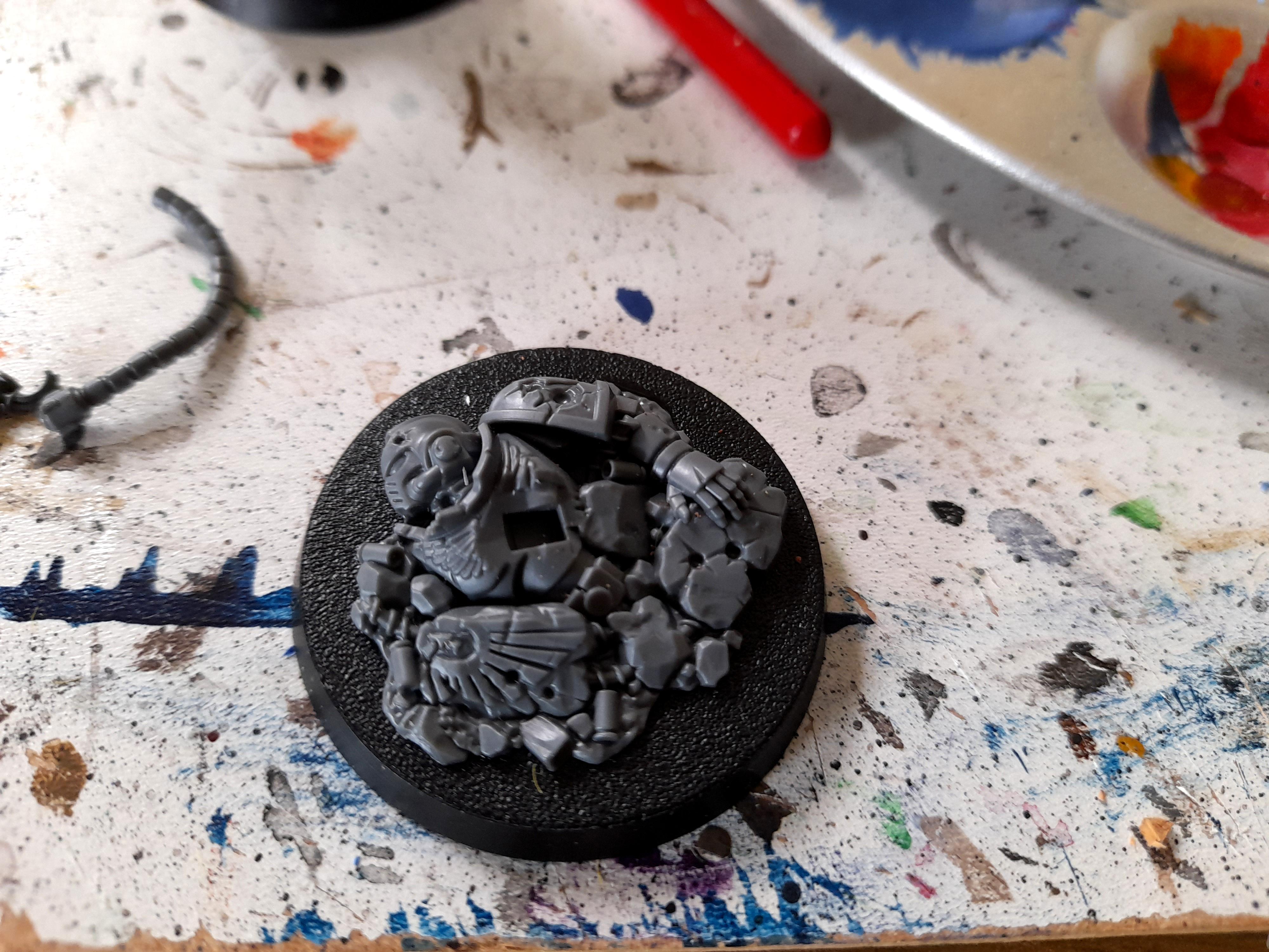 Auto Bolt Rifle, Intercessors, Primaris, Space Marines, Ultramarines