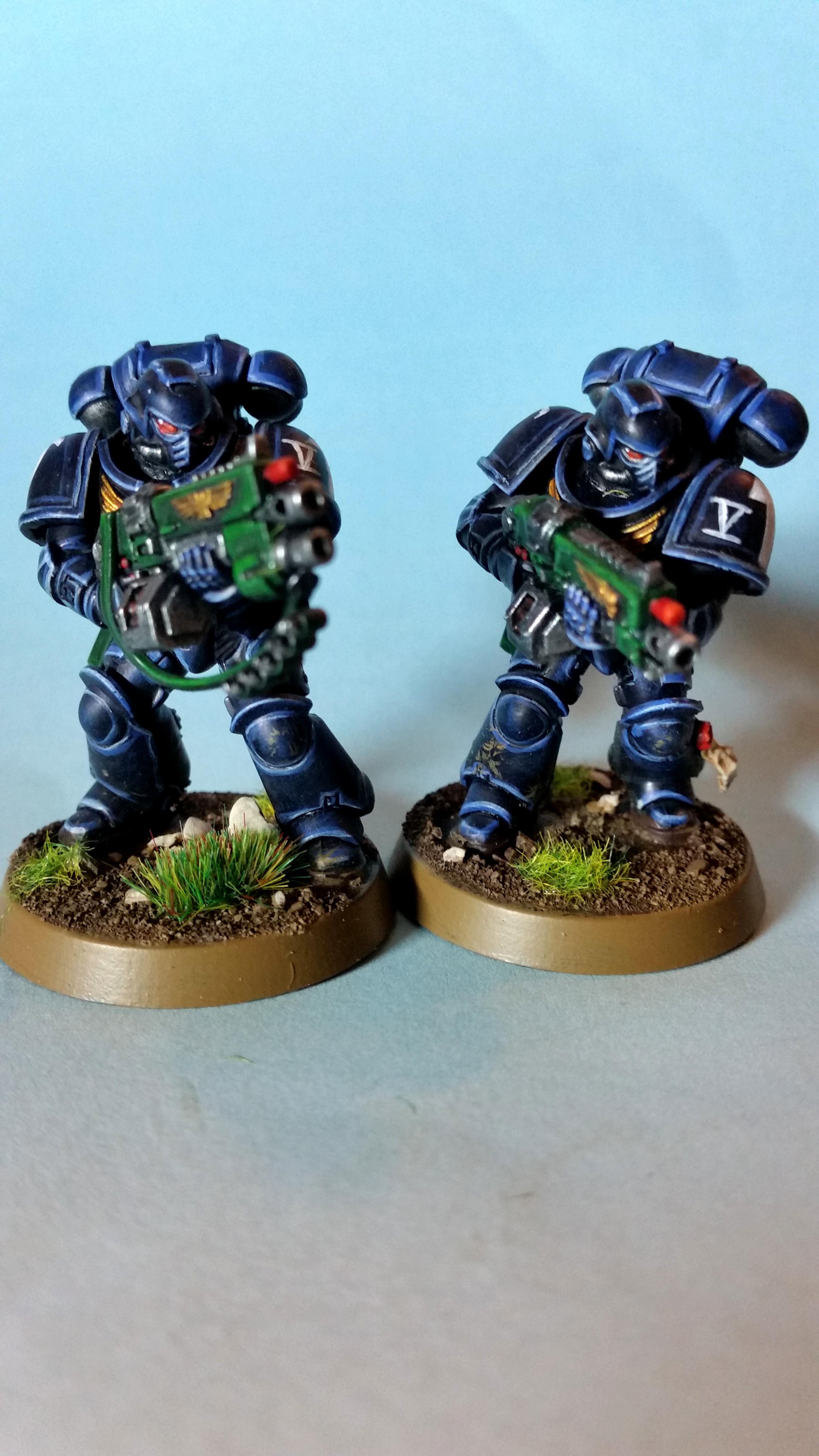 Auto Bolt Rifle, Intercessors, Primaris, Space Marines, Ultramarines 