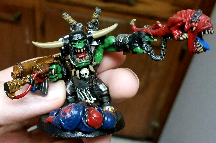 Crimson Fist, Goff, Goffs, Greenskins, Orks, Out Of Production, Space Marines, Squigs, Warboss, Warhammer 40,000