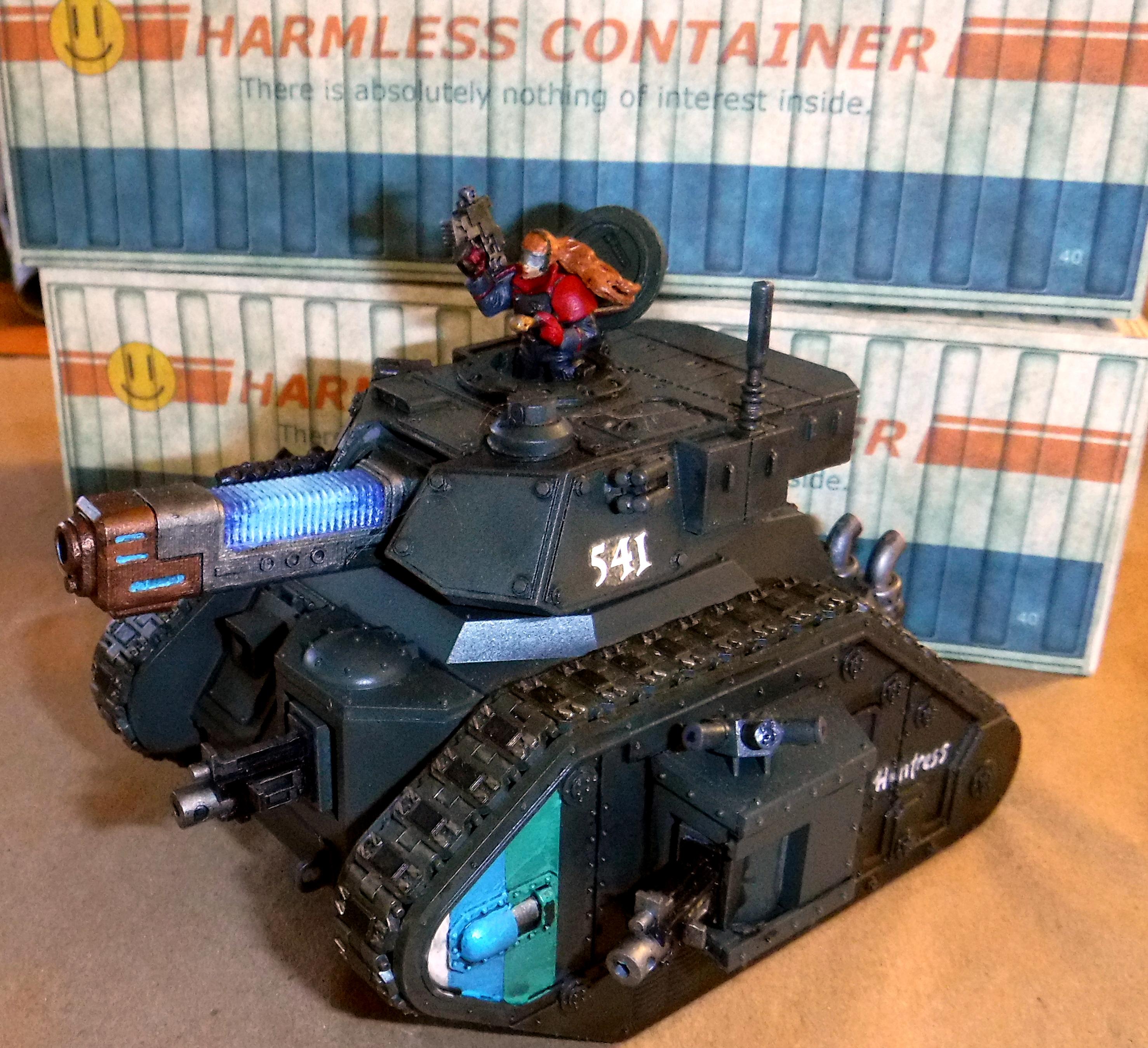 Astra Militarum, Aurora Medium Cannon, Blood And Skulls, Conversion, Custom, Executioner, Fedrid, Imperial Guard, Leman Russ, Plasma, Roland Turret, Tank, Tank Commander