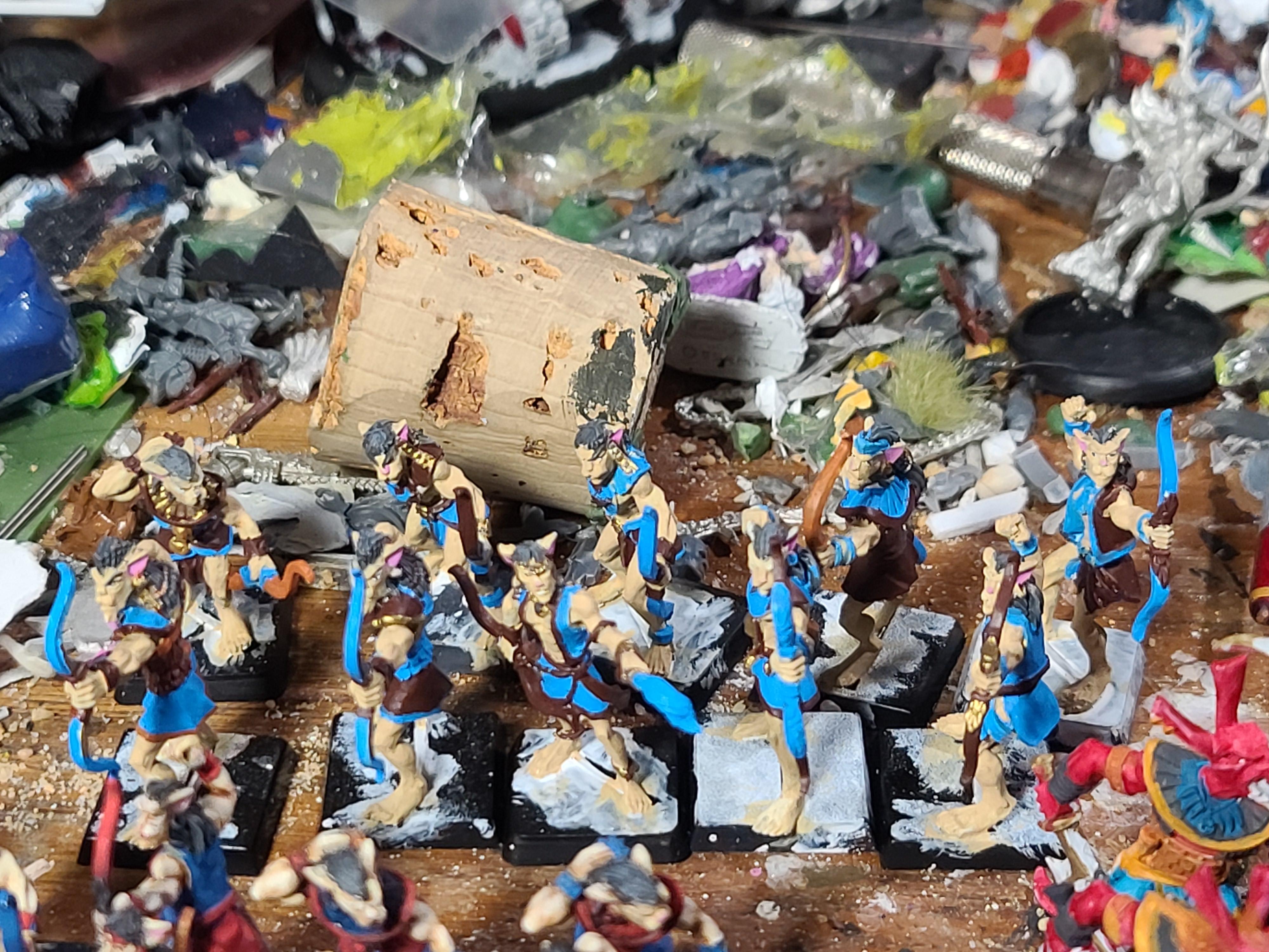 Archers, Basti, Catboys, Crocodile Games, Wargods Of Aegyptus