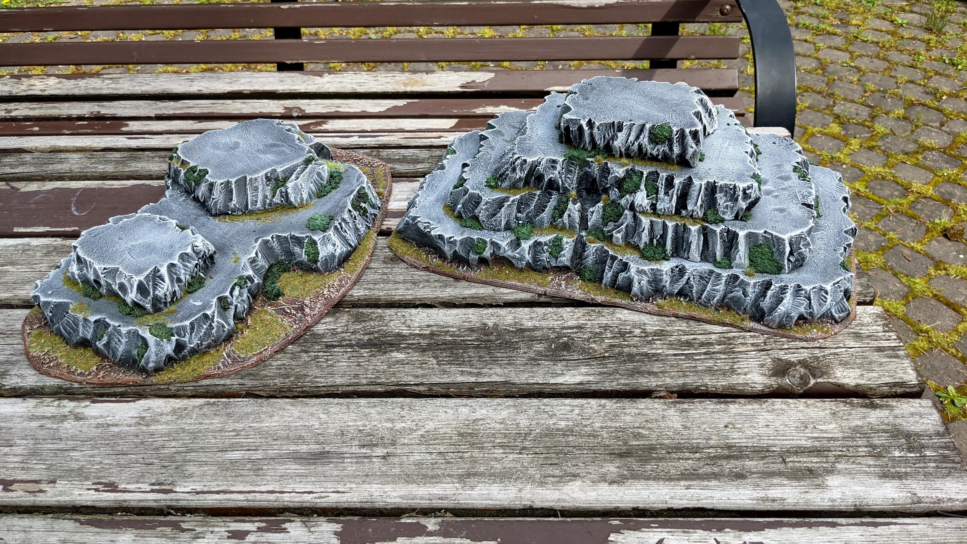 Moss, Rock, Scratch Build, Terrain