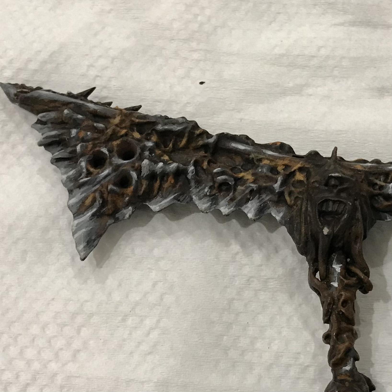 54mm, Chaos Space Marines, Conversion, Daemon Prince, Greenstuff, Inquisitor, Metal Miniatures, Nugle Conversion, Nurgle, Warhammer 40,000