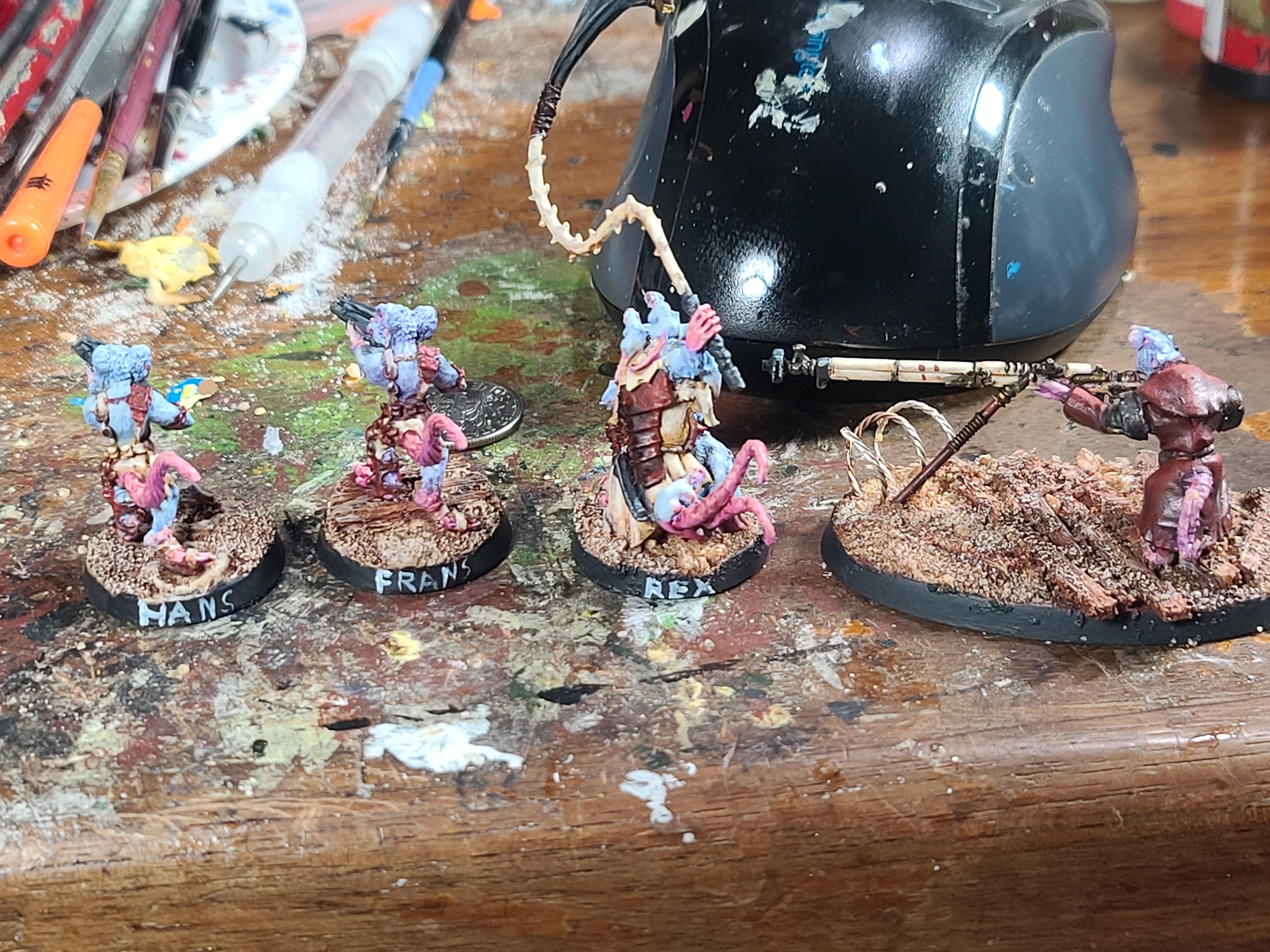 Adeptus Mechanicus, Demon World, Games Workshop, Imperial Guard, Ratlings With Gatlings, Rats, Skaven, Transuranic Arquebus, Warhammer 40,000, Warhammer Fantasy