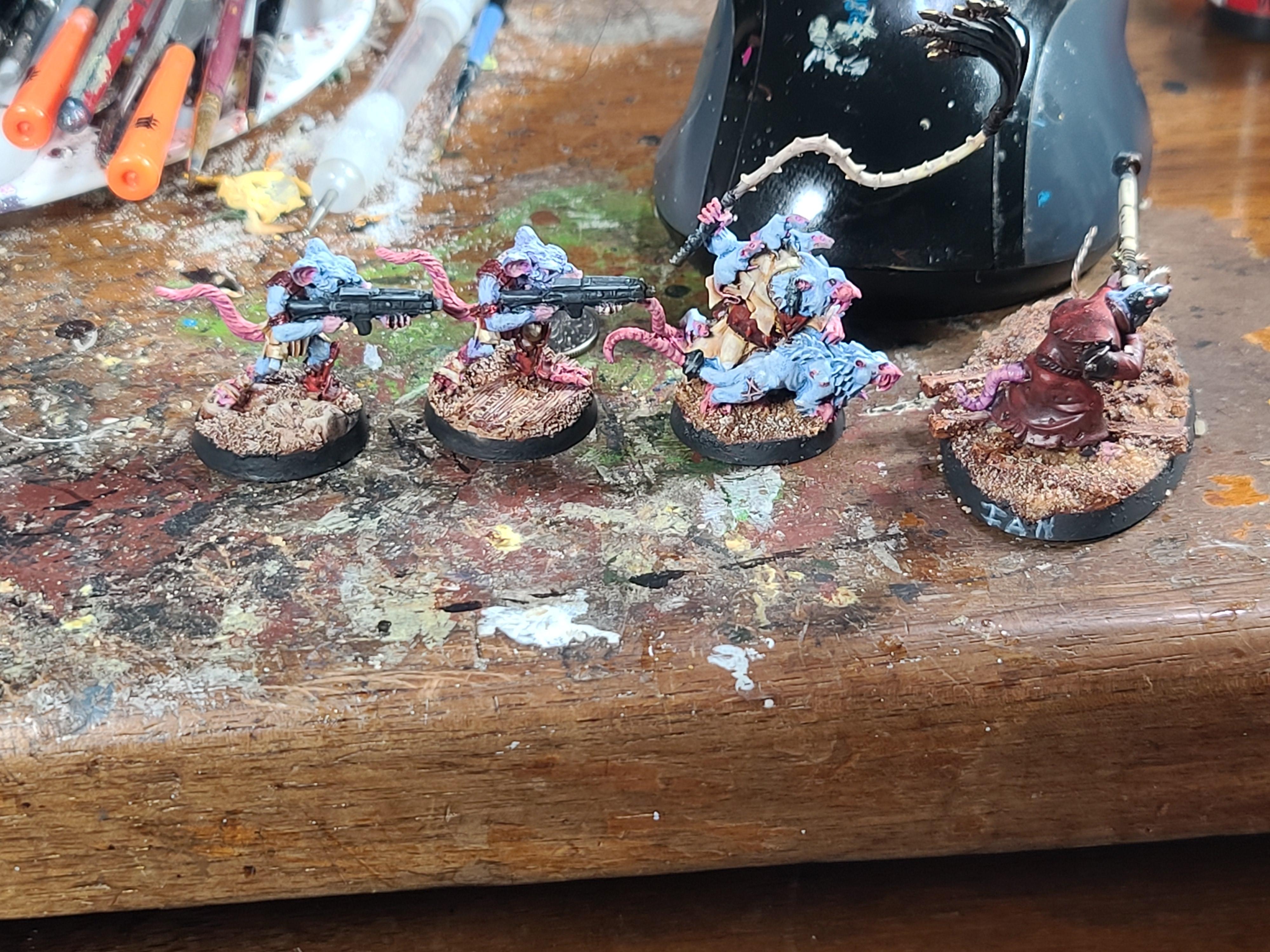 Adeptus Mechanicus, Demon World, Games Workshop, Imperial Guard, Ratlings With Gatlings, Rats, Skaven, Transuranic Arquebus, Warhammer 40,000, Warhammer Fantasy