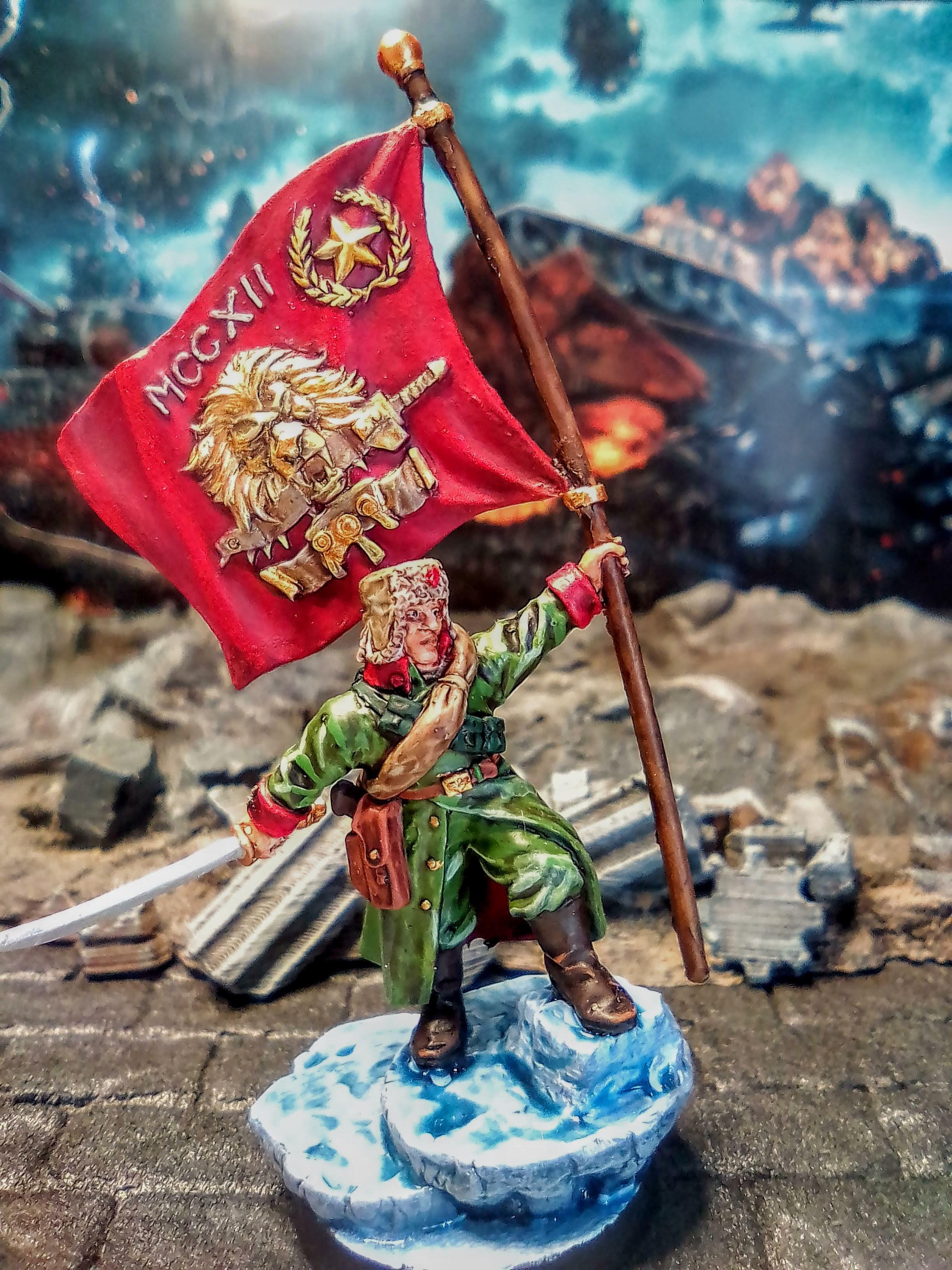 28mm, Brother Vinni's Miniatures, Imperial Guard, Valhallans, Warhammer 40,000