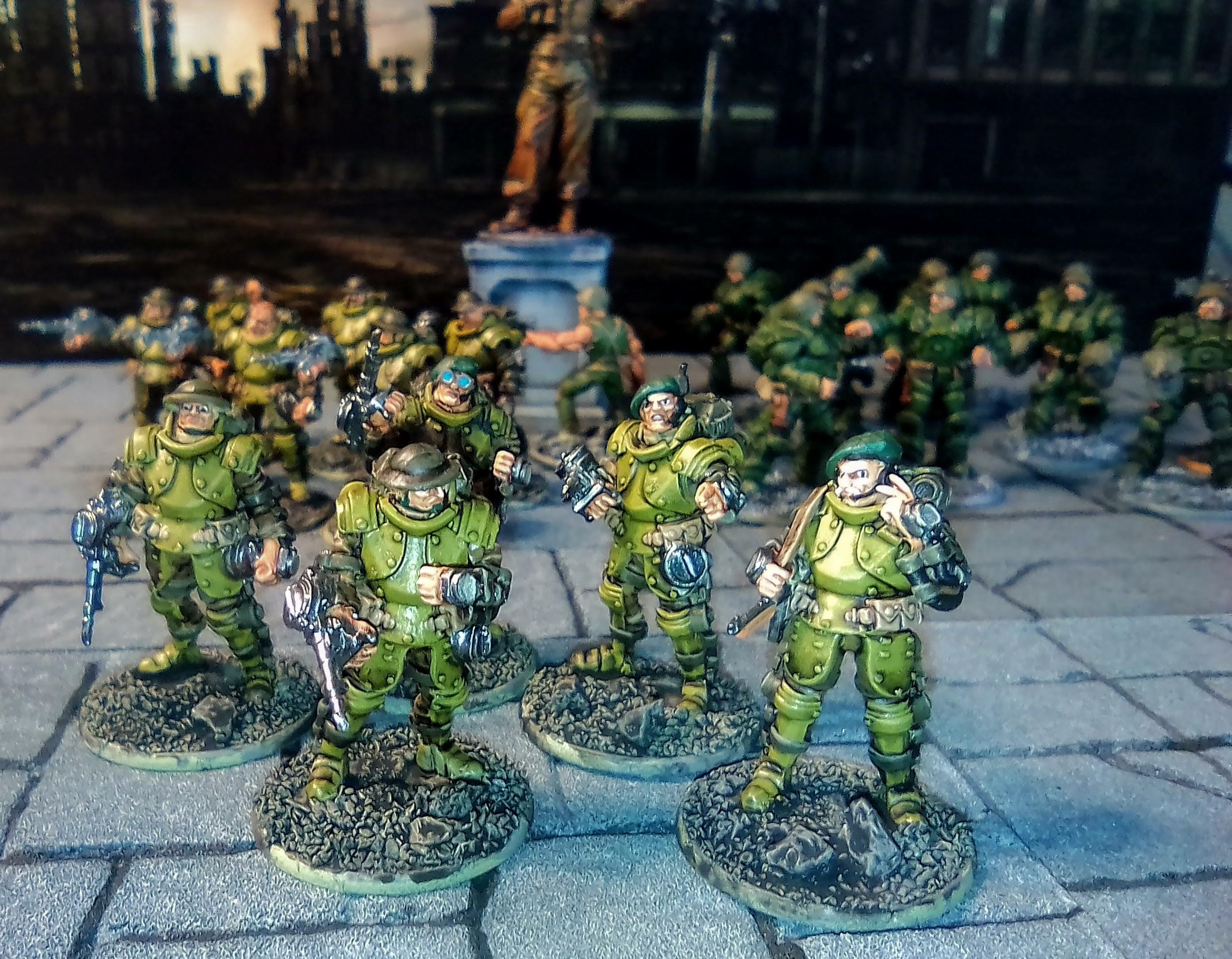 28mm, Konflict 47, British Galahad Armoured Infantry