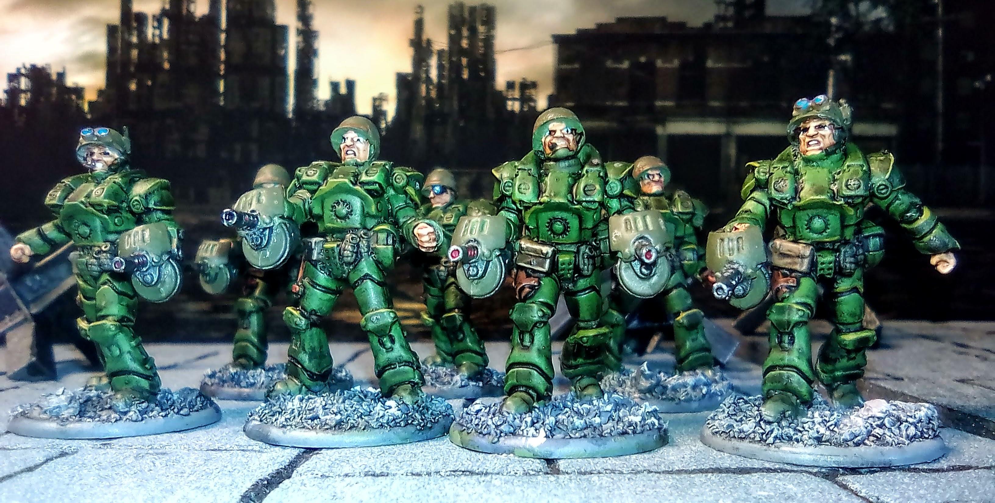 28mm, Konflict 47, US Heavy infantry