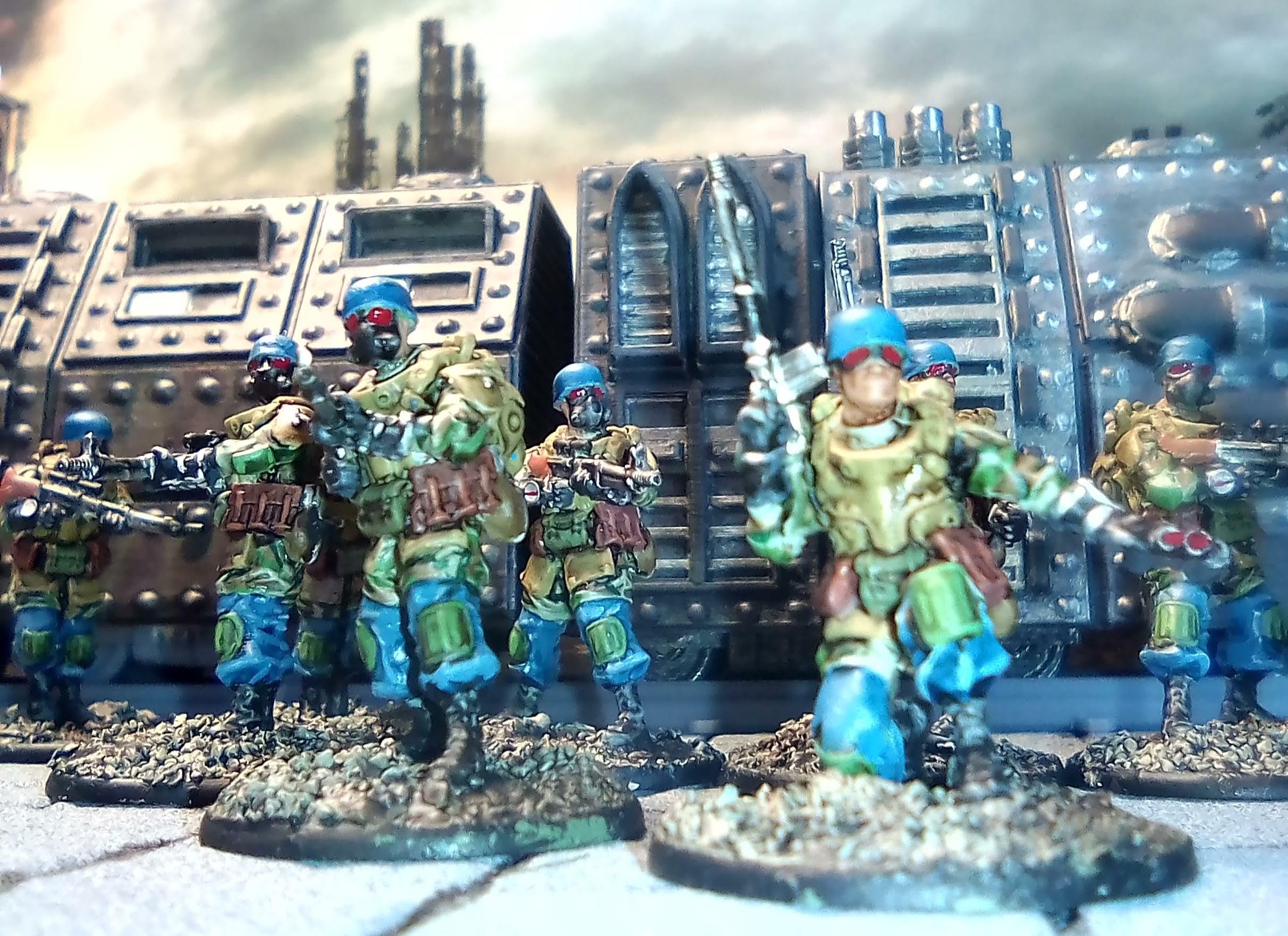 28mm, Konflict 47, Fallschirmjager Falcon Infantry