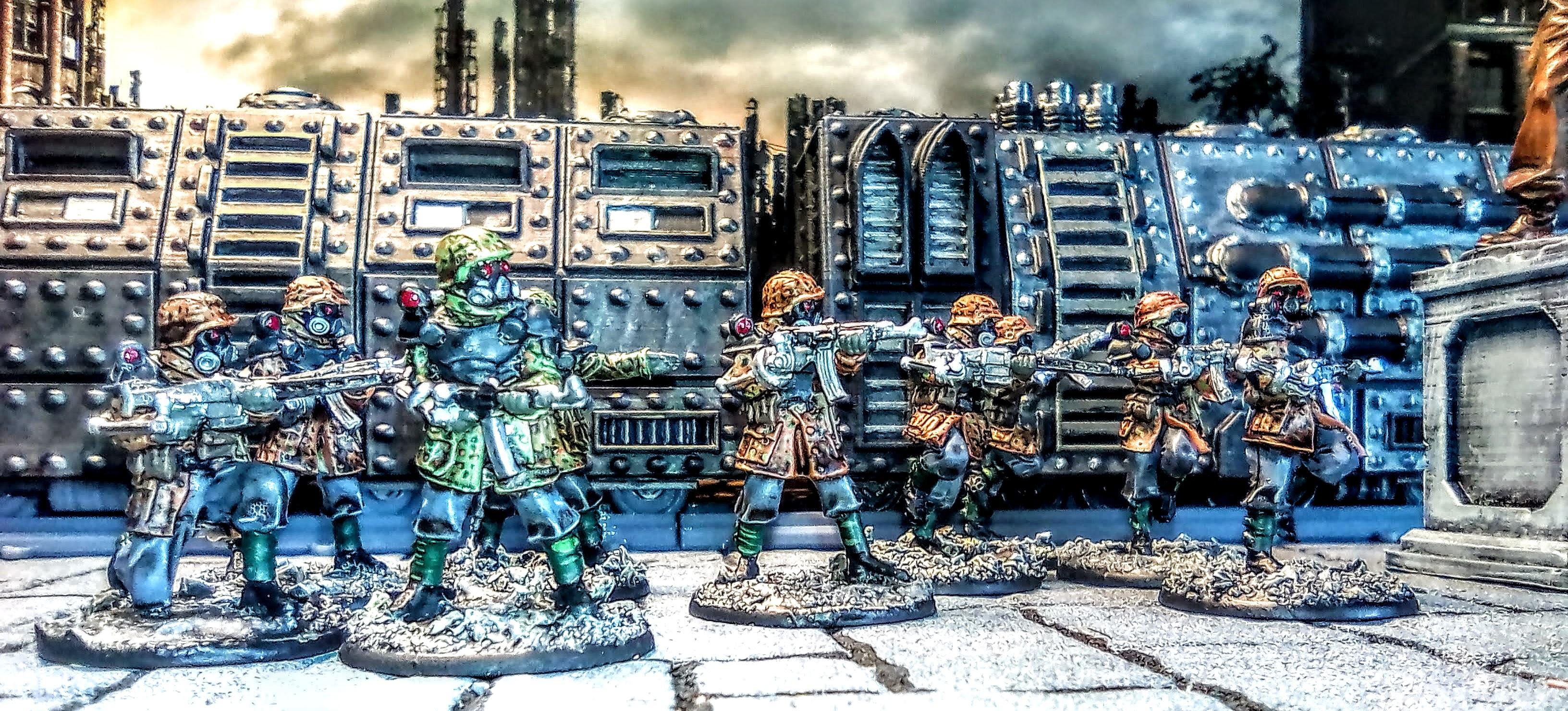28mm, Konflict 47, Waffen-SS Shocktrooper Squad