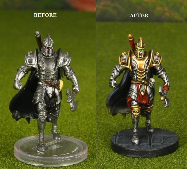Death Knight before & after re painted