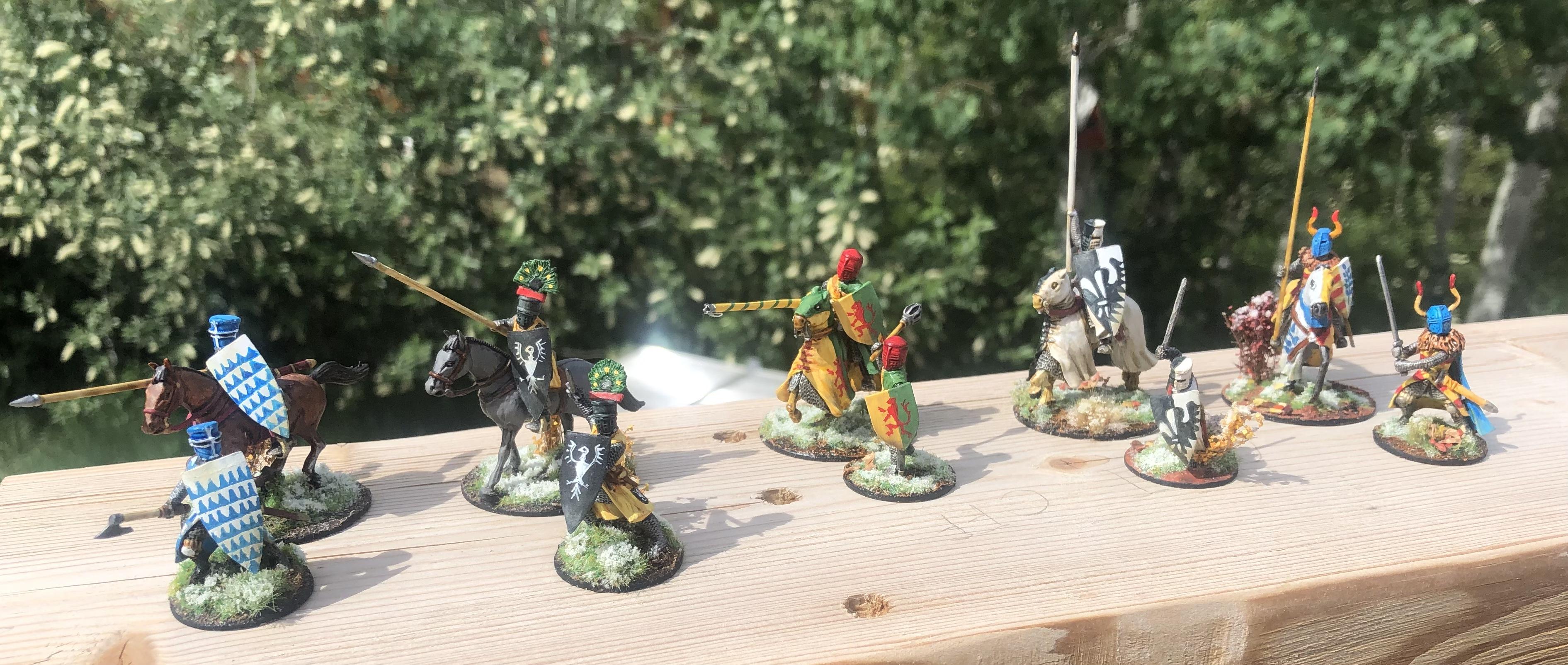 Heraldry, Knights, Mounted
