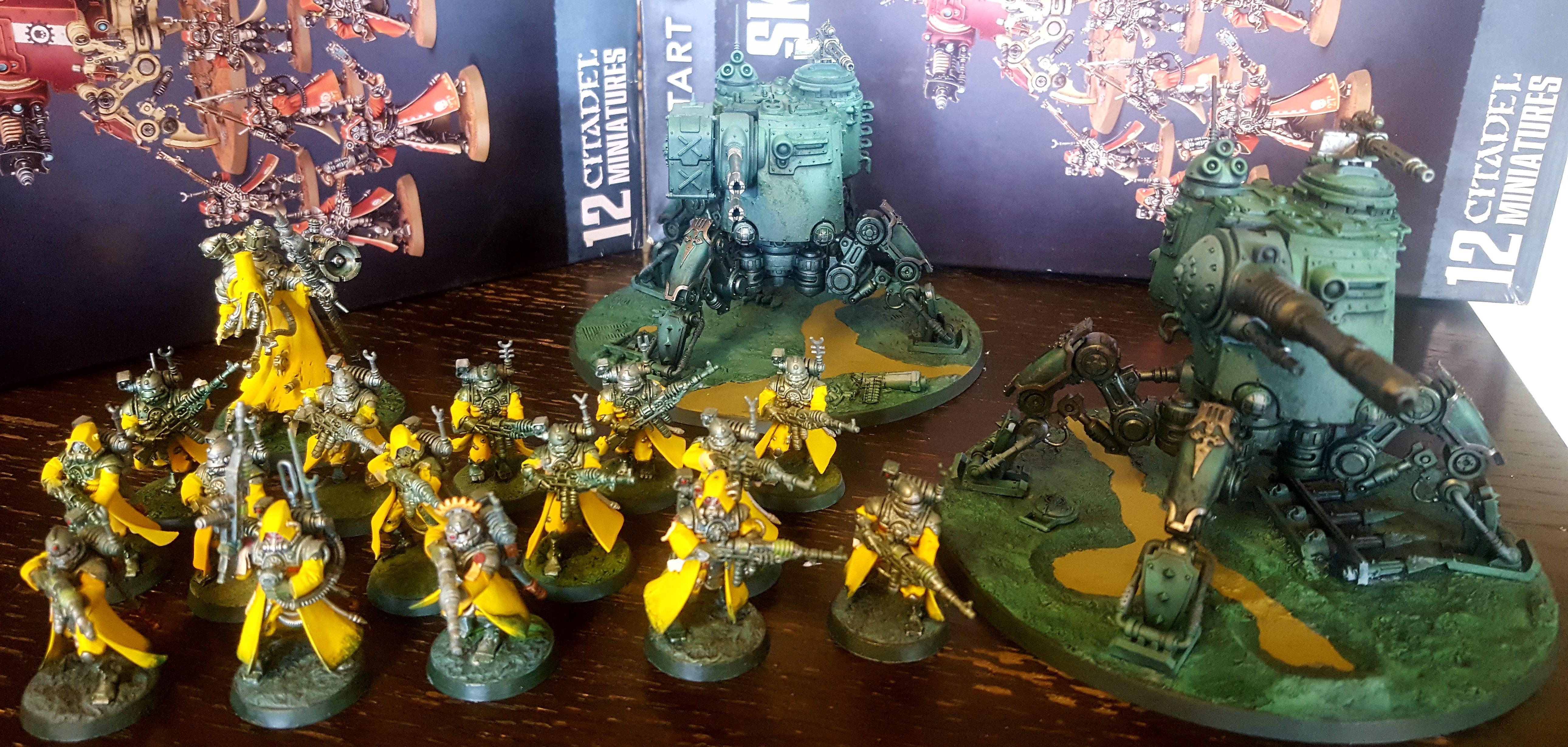 Adeptus Mechanicus, Battle Ready, Combat Patrol, Crusade, Dunecrawler, Onager, Skitarii