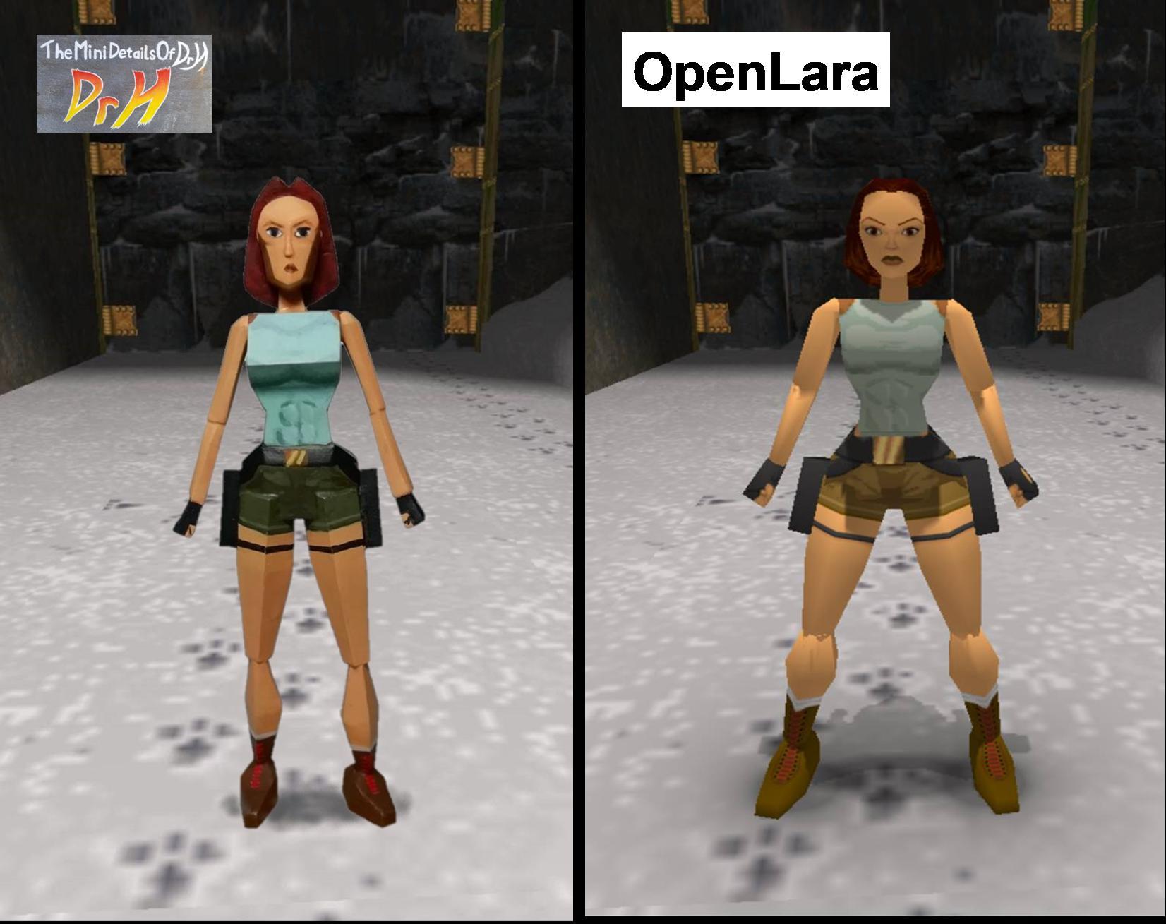 Lara Croft, Lara comparison 