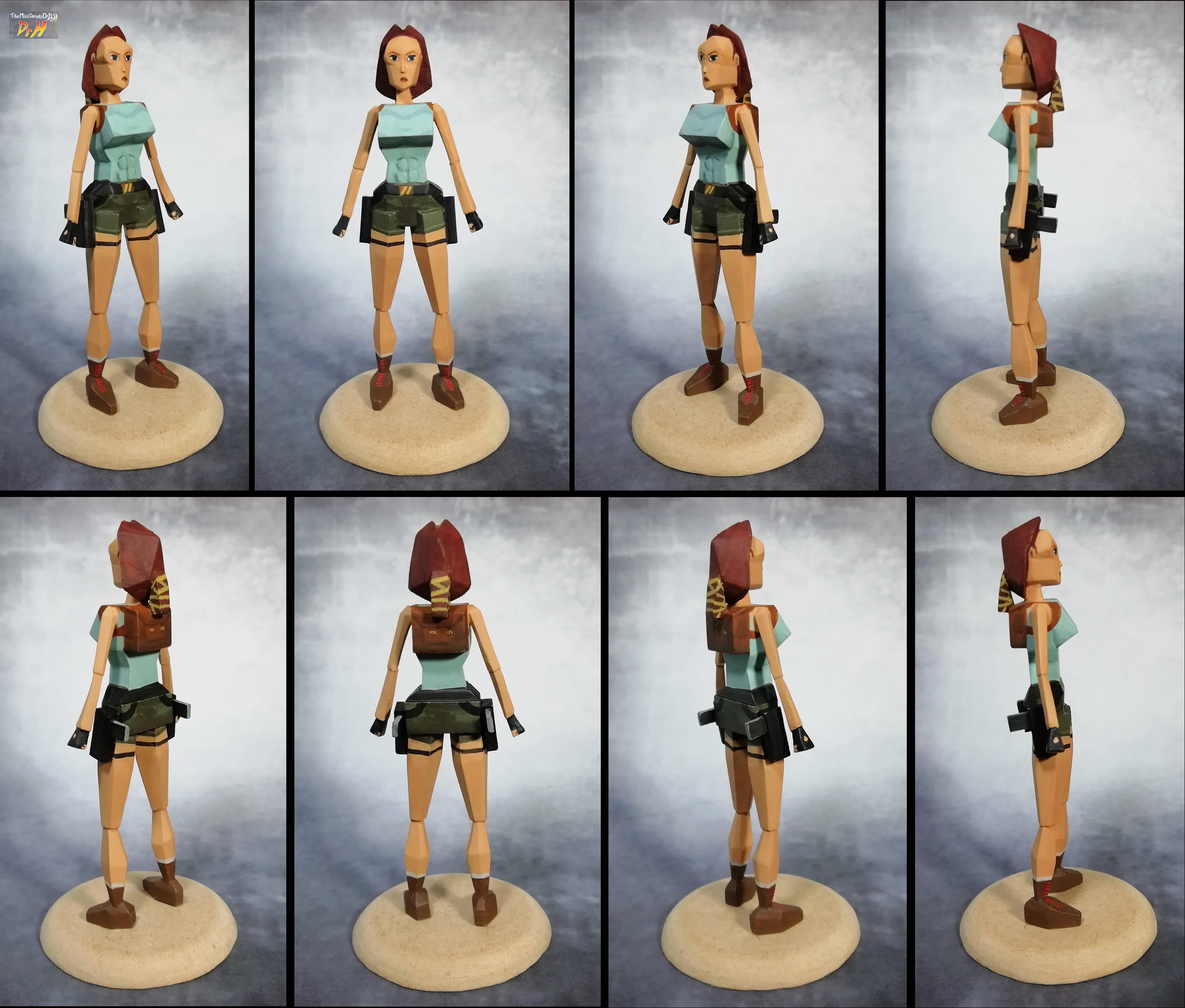 Cell Shading, Female, Lara Croft, Scratch Build, Tomb Raider