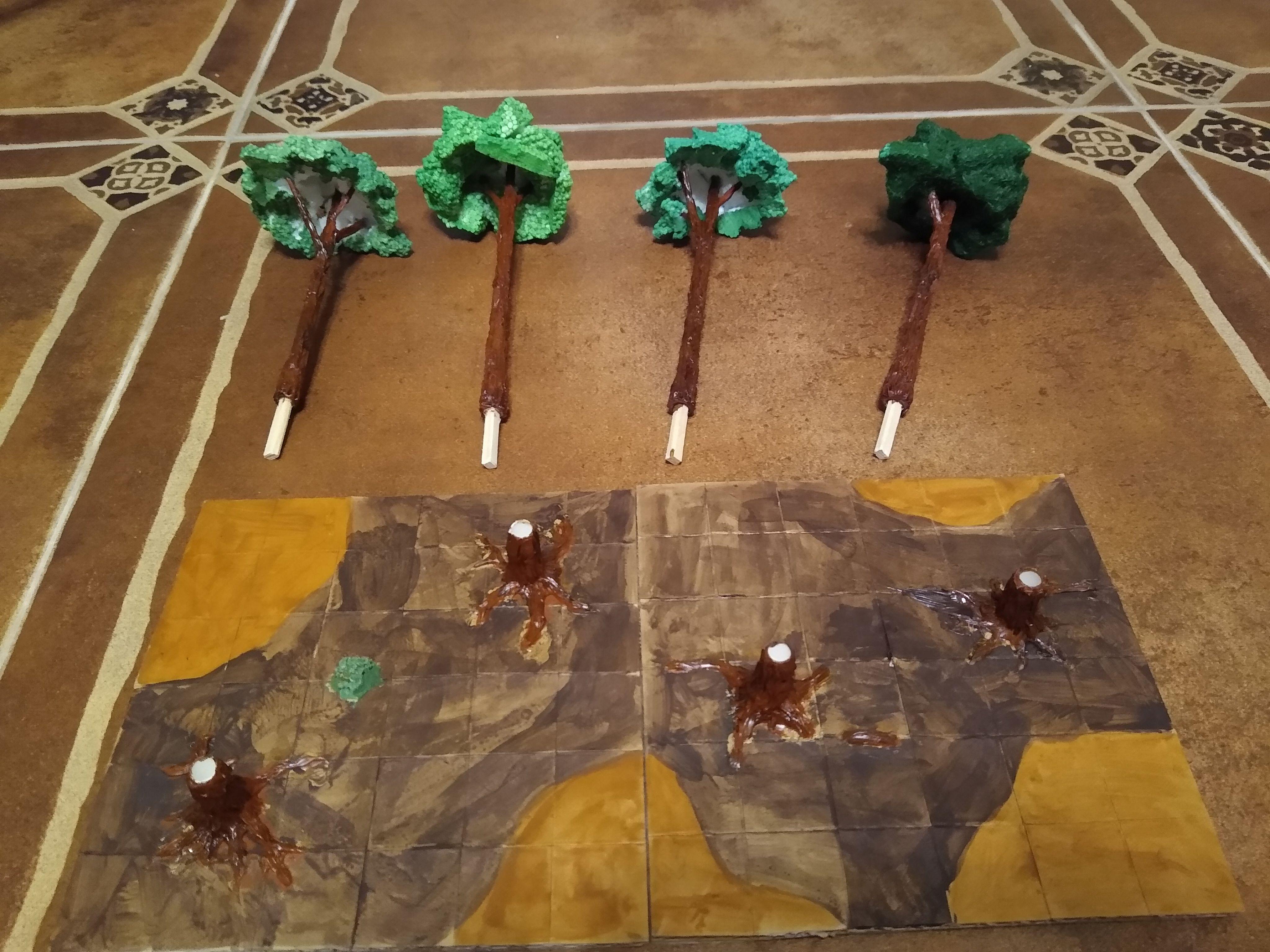 Dragon, Dungeons, Dungeons And Dragons, Faire, Forest, Pudding, Terrain, Tile