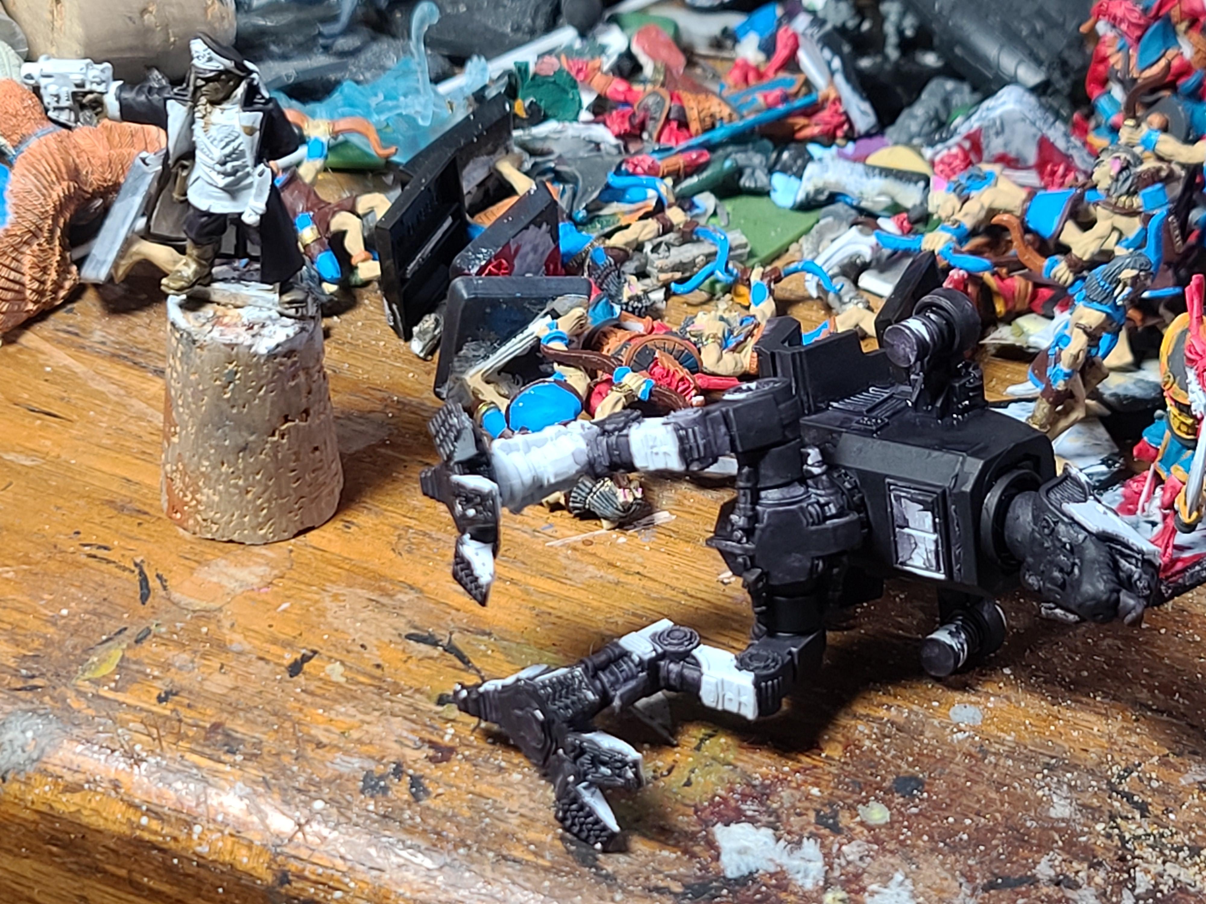 Adeptus Titanicus, Comissar, Games Workshop, Imperial Guard, Warhound