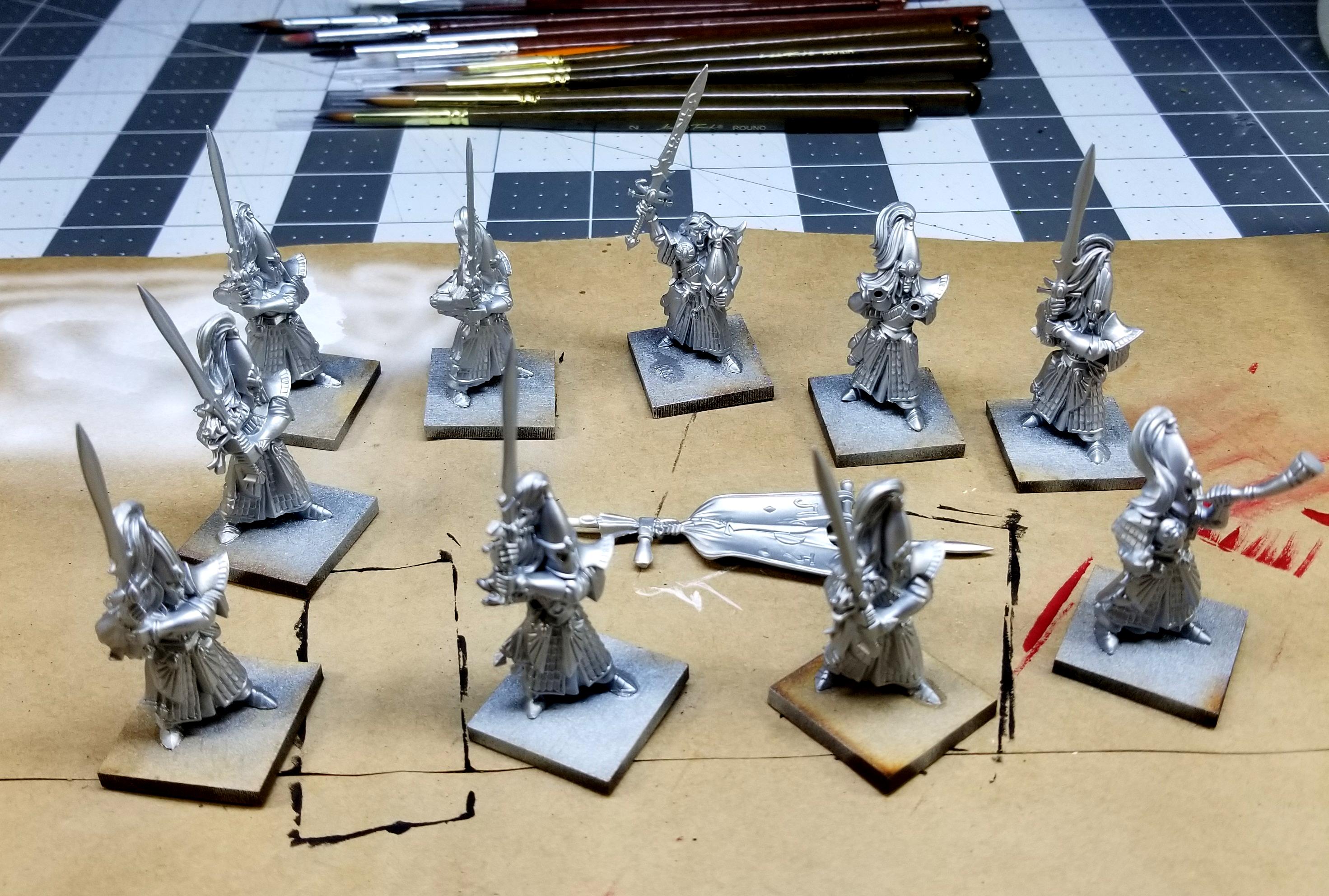 High Elves, Swordmasters Of Hoeth, Work In Progress