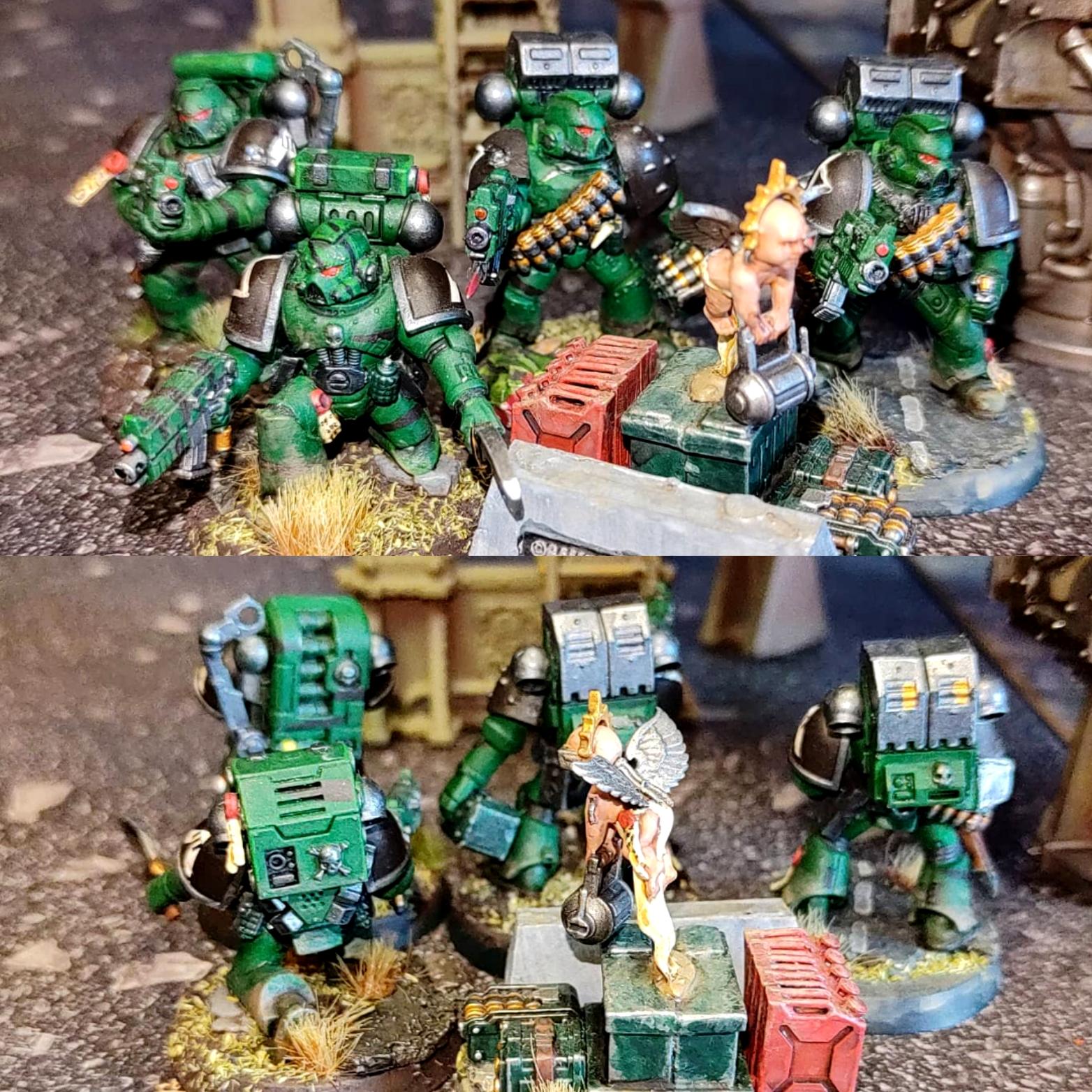 Adeptus Astartes, Ammo Bearers, Forlorn Hope, Green, Neophyes, Porters, Space Marines, Tacticool, Tiger Stripes