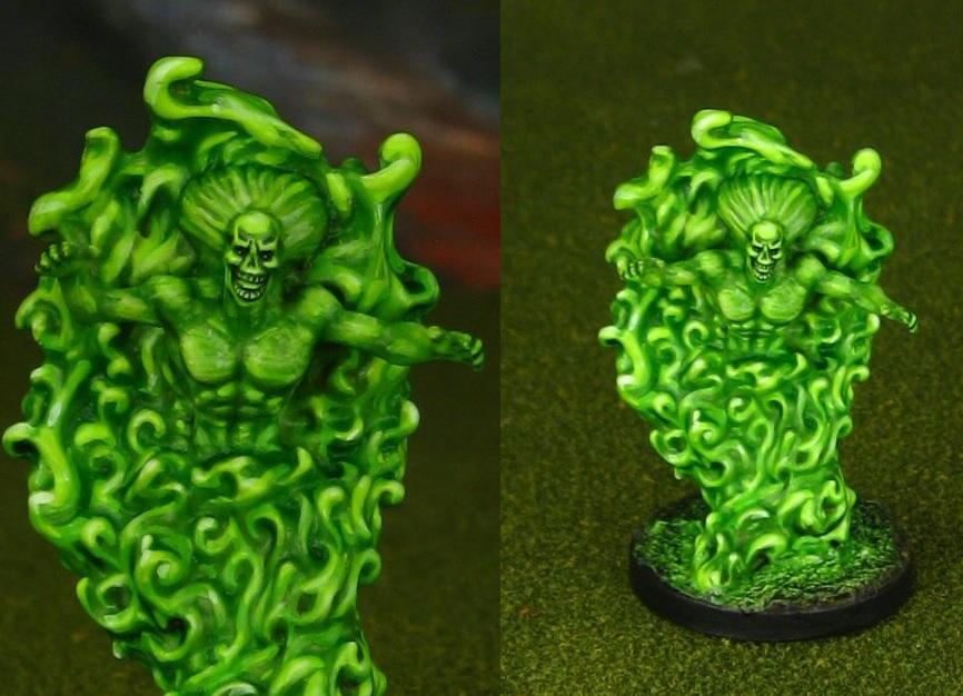 Re Painted D&D Icons of the Realms Boneyard "Specter"