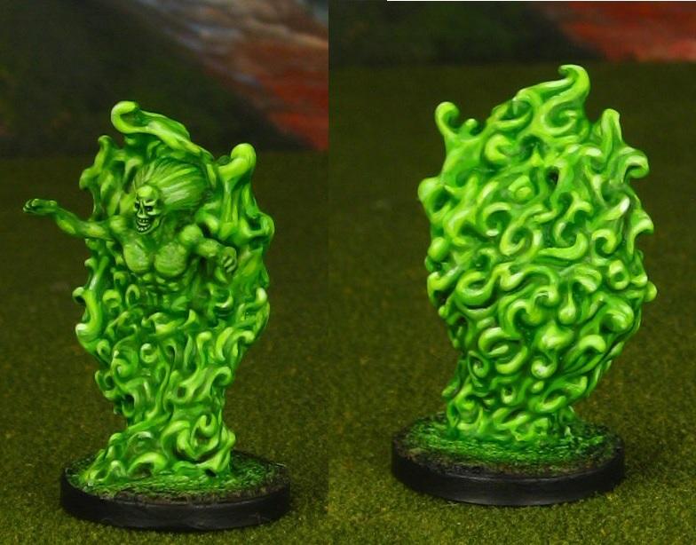 Re Painted D&D Icons of the Realms Boneyard "Specter"