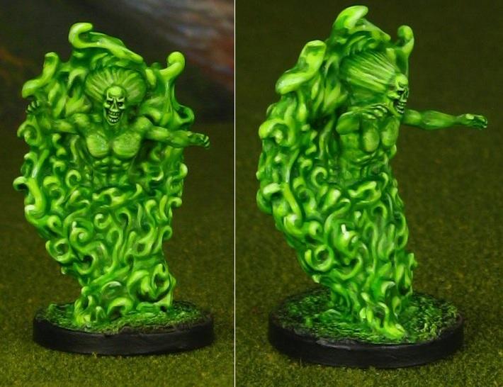 Re Painted D&D Icons of the Realms Boneyard "Specter"