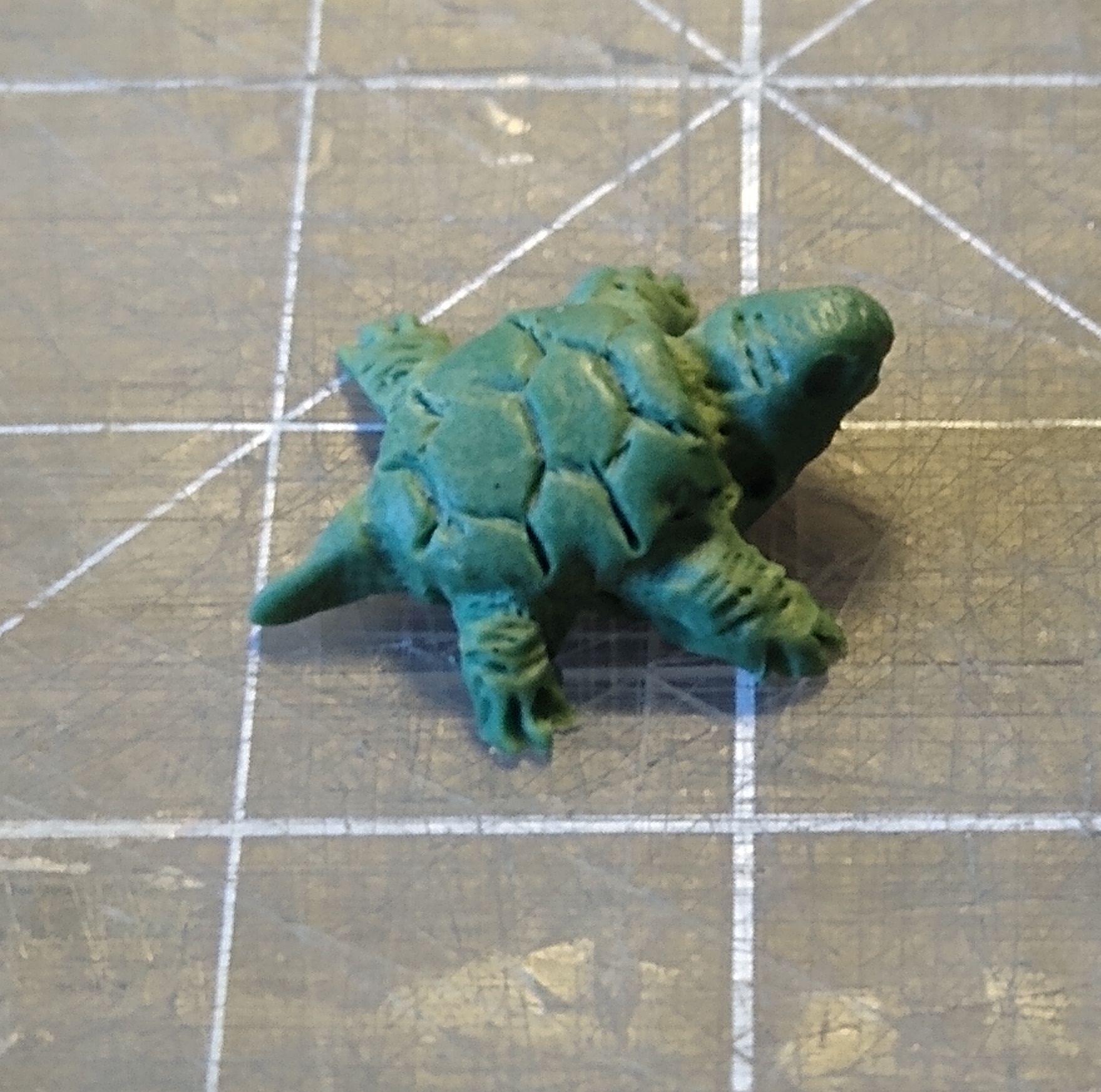 Dragon, Dungeons, Dungeons And Dragons, Familiar, Mini, Miniature, Monster, Sculpting, Turtle
