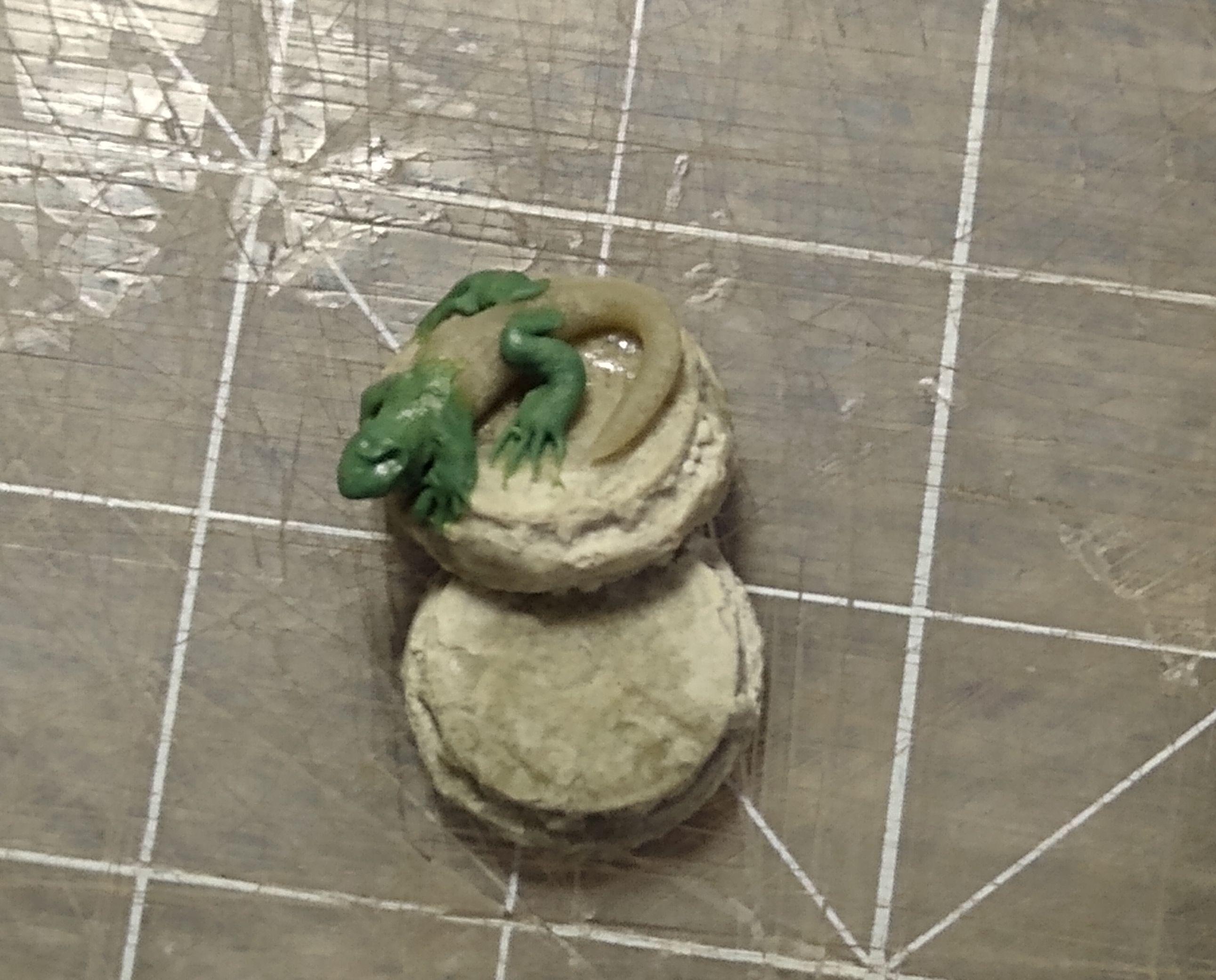 Dragon, Dungeons, Dungeons And Dragons, Familiar, Lizard, Mini, Miniature, Monster, Sculpting