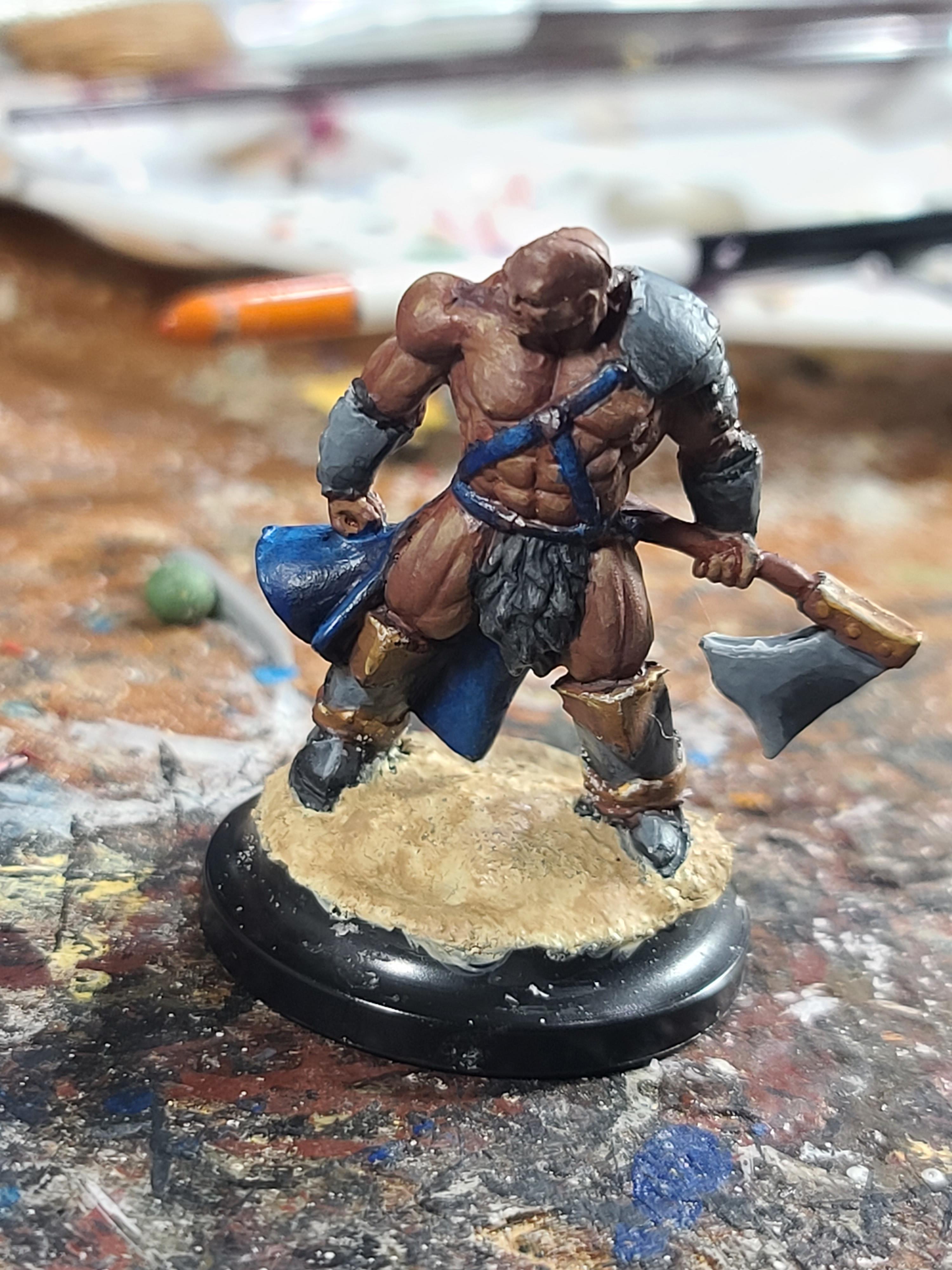 Axe, Barbarian, Bones, Dungeons And Dragons, Muscles, Reaper Miniatures, Warriors