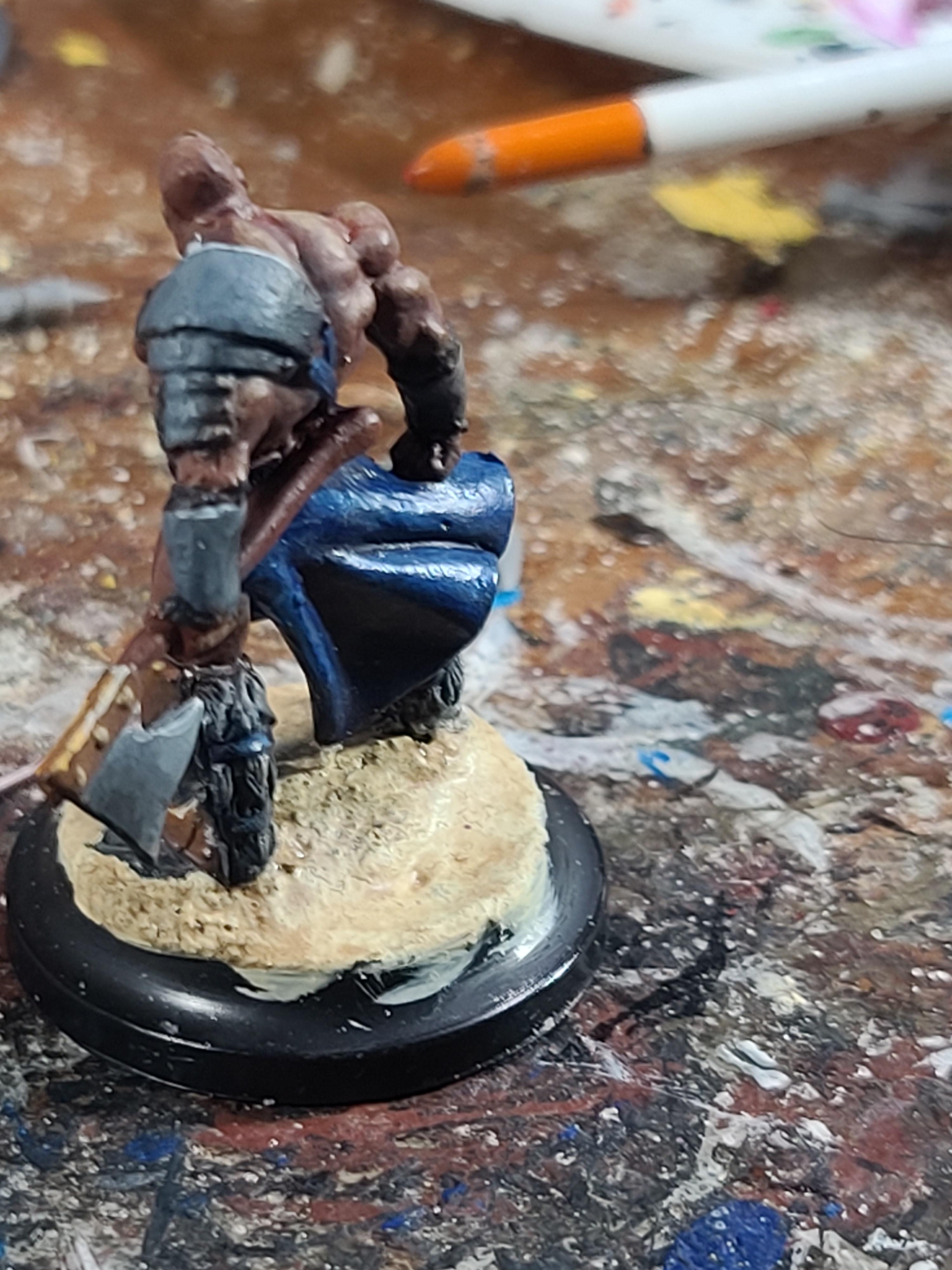 Axe, Barbarian, Bones, Dungeons And Dragons, Muscles, Reaper Miniatures, Warriors