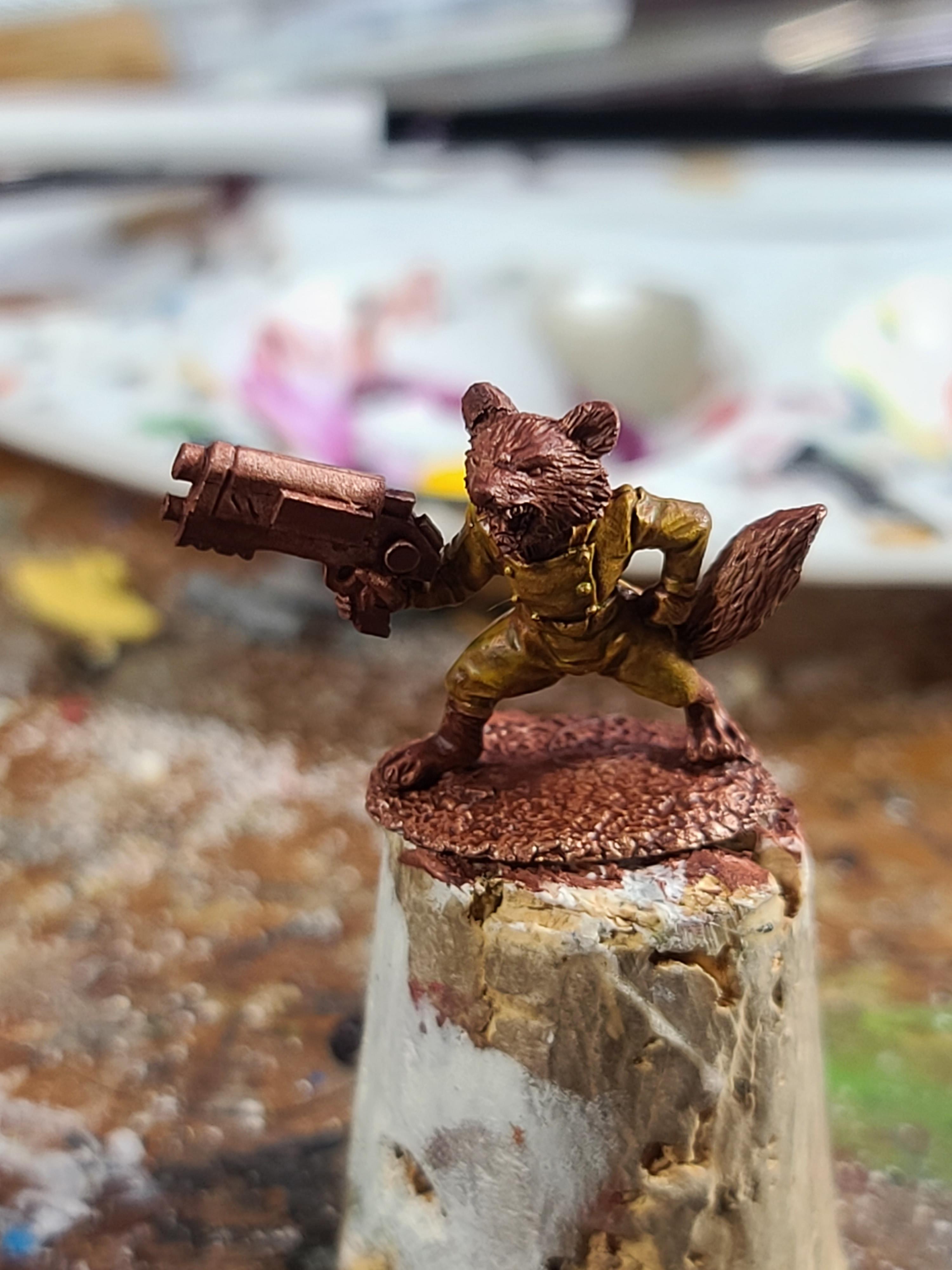 Big Gunz, Bombshell Miniatures, Legally Not A Marvel Character, Small Mammal, War Wombat