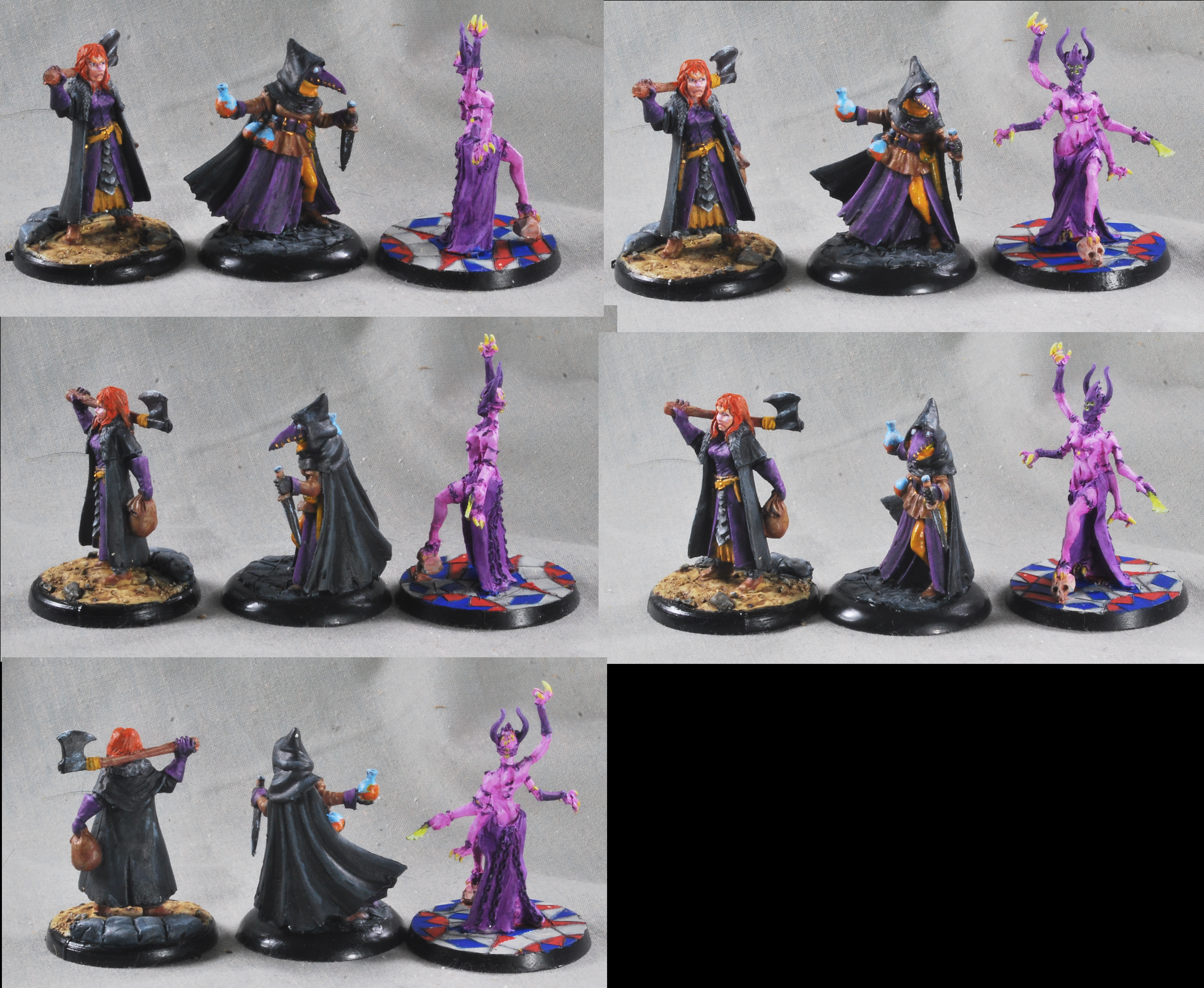 Adventurers, Avatars Of War, Dreadmere, Dungeons And Dragons, Reaper Miniatures, Sorceress Of Lust, Warhammer Fantasy