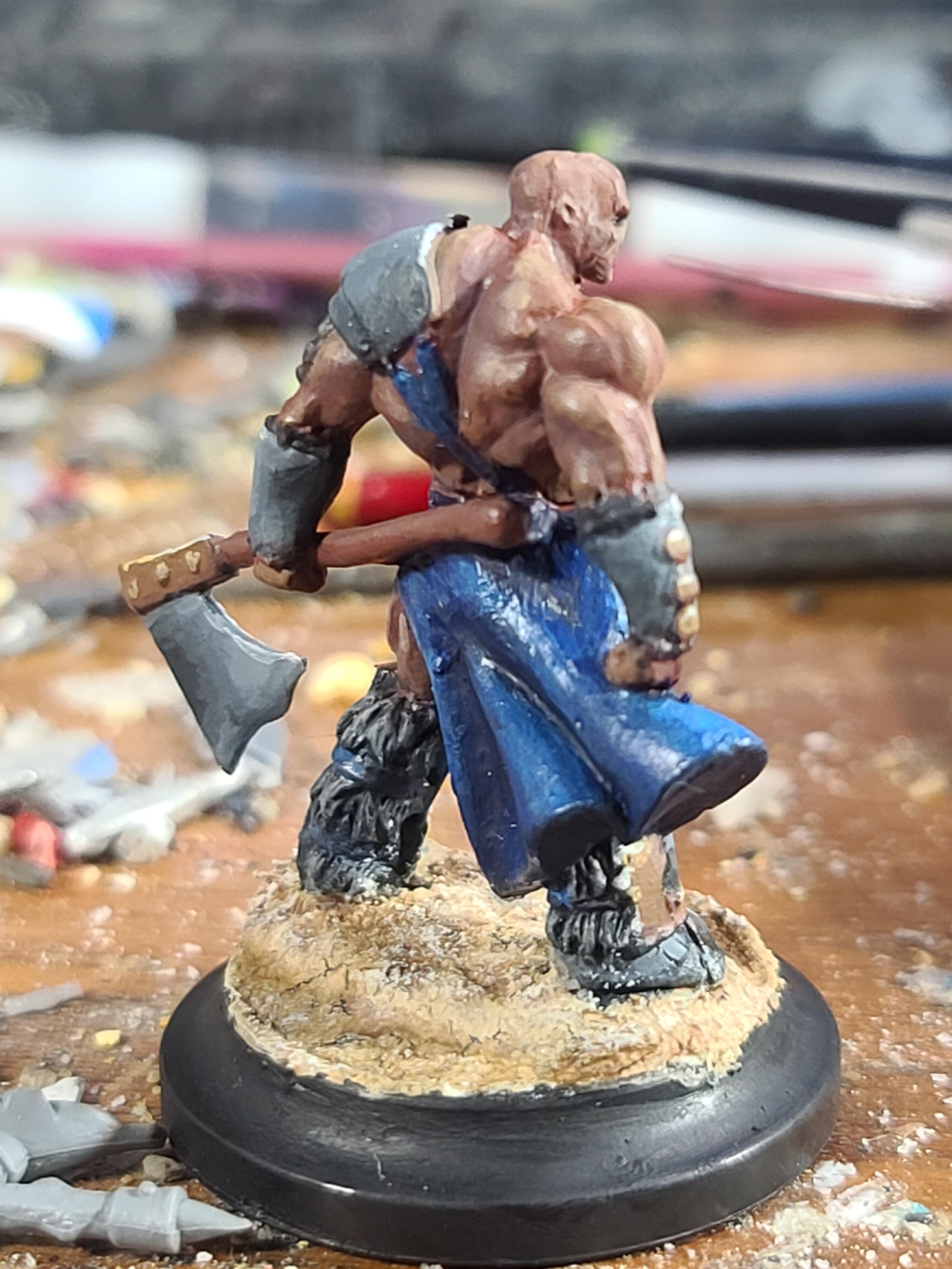 Axe, Barbarian, Bones, Muscle, Reaper Miniatures, Warriors
