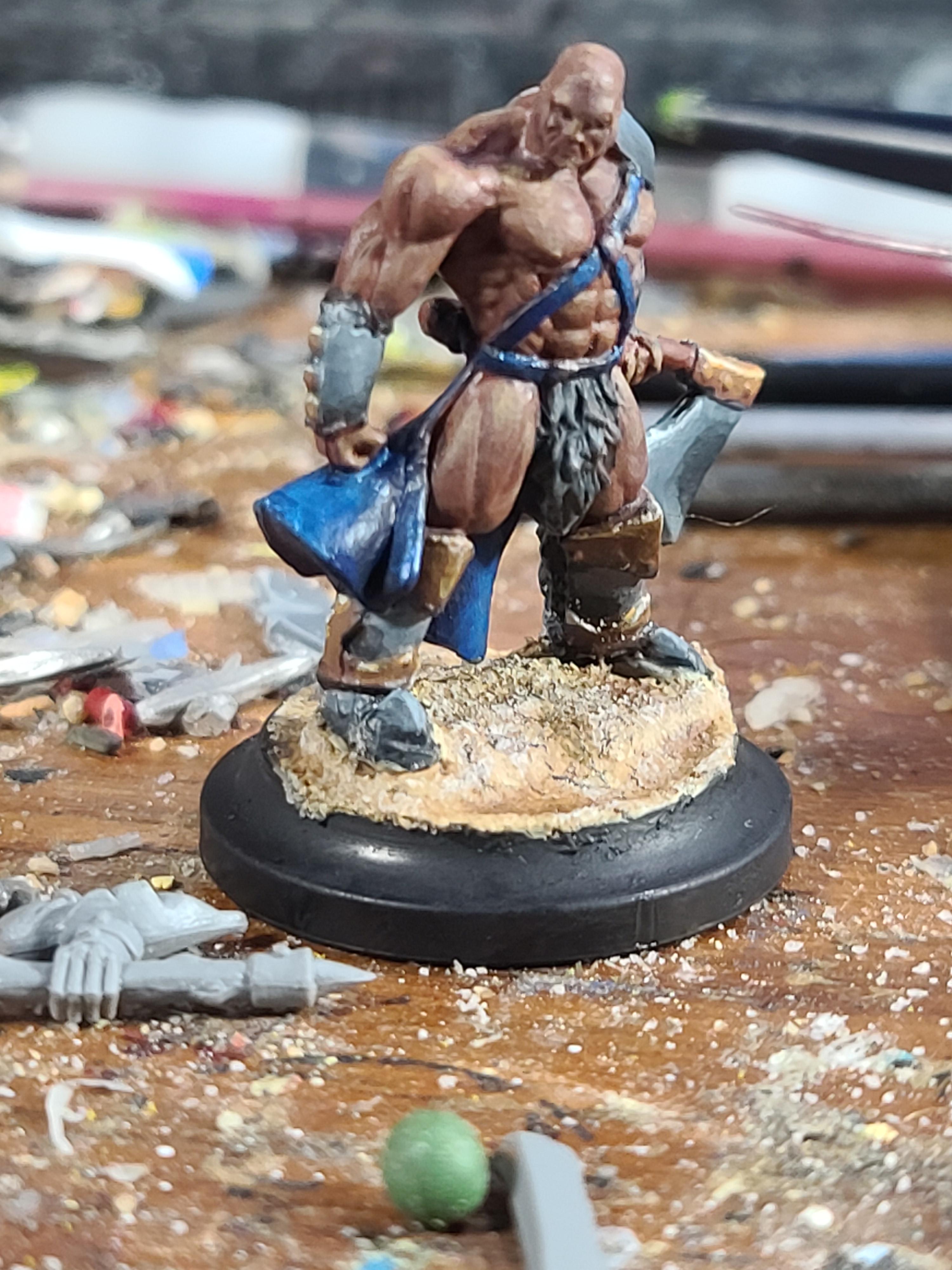 Axe, Barbarian, Bones, Muscle, Reaper Miniatures, Warriors