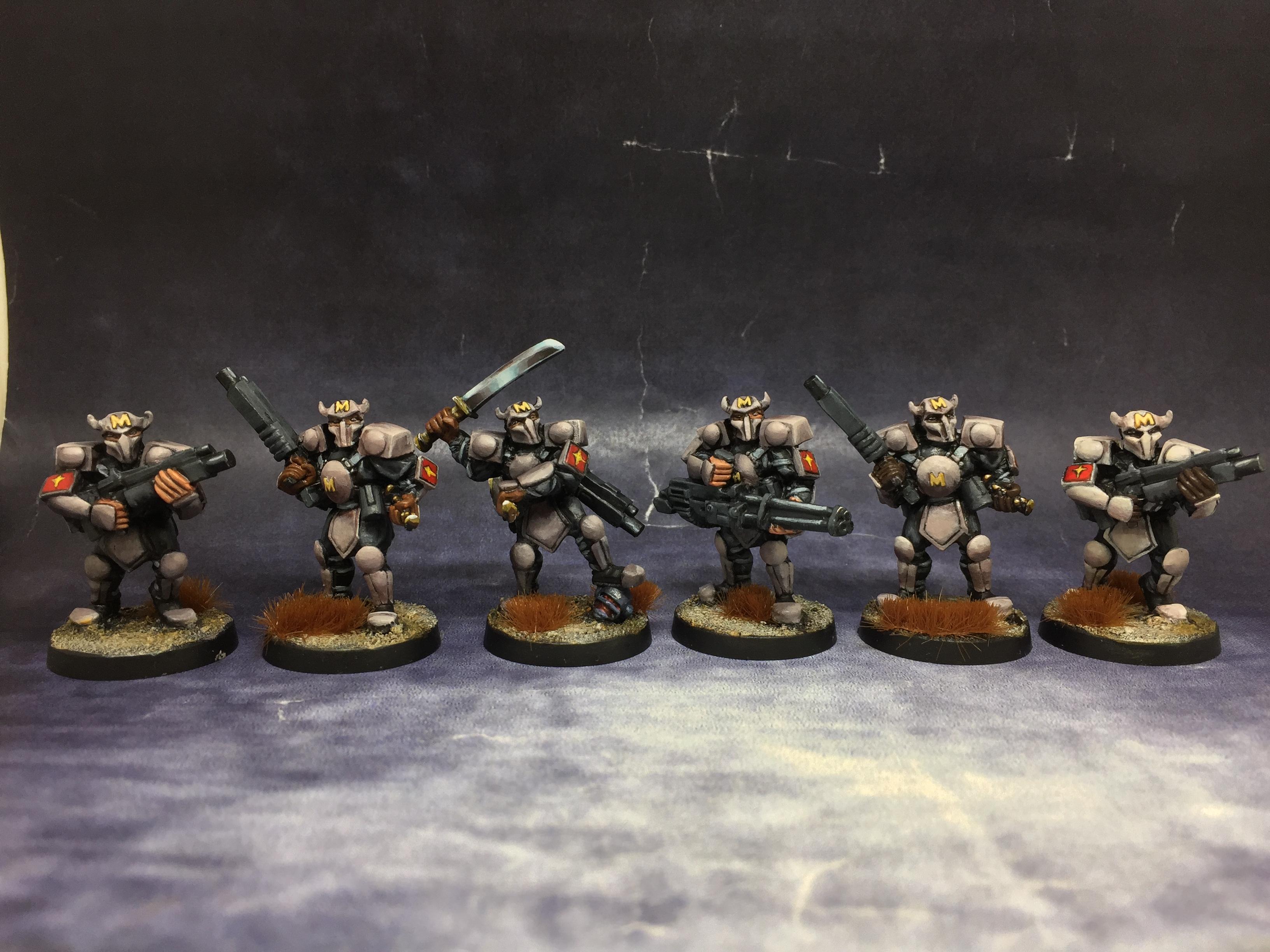 Crimson Devils, July 2021, Mask, Mishima, Mutant Chronicles, Noh, Warzone
