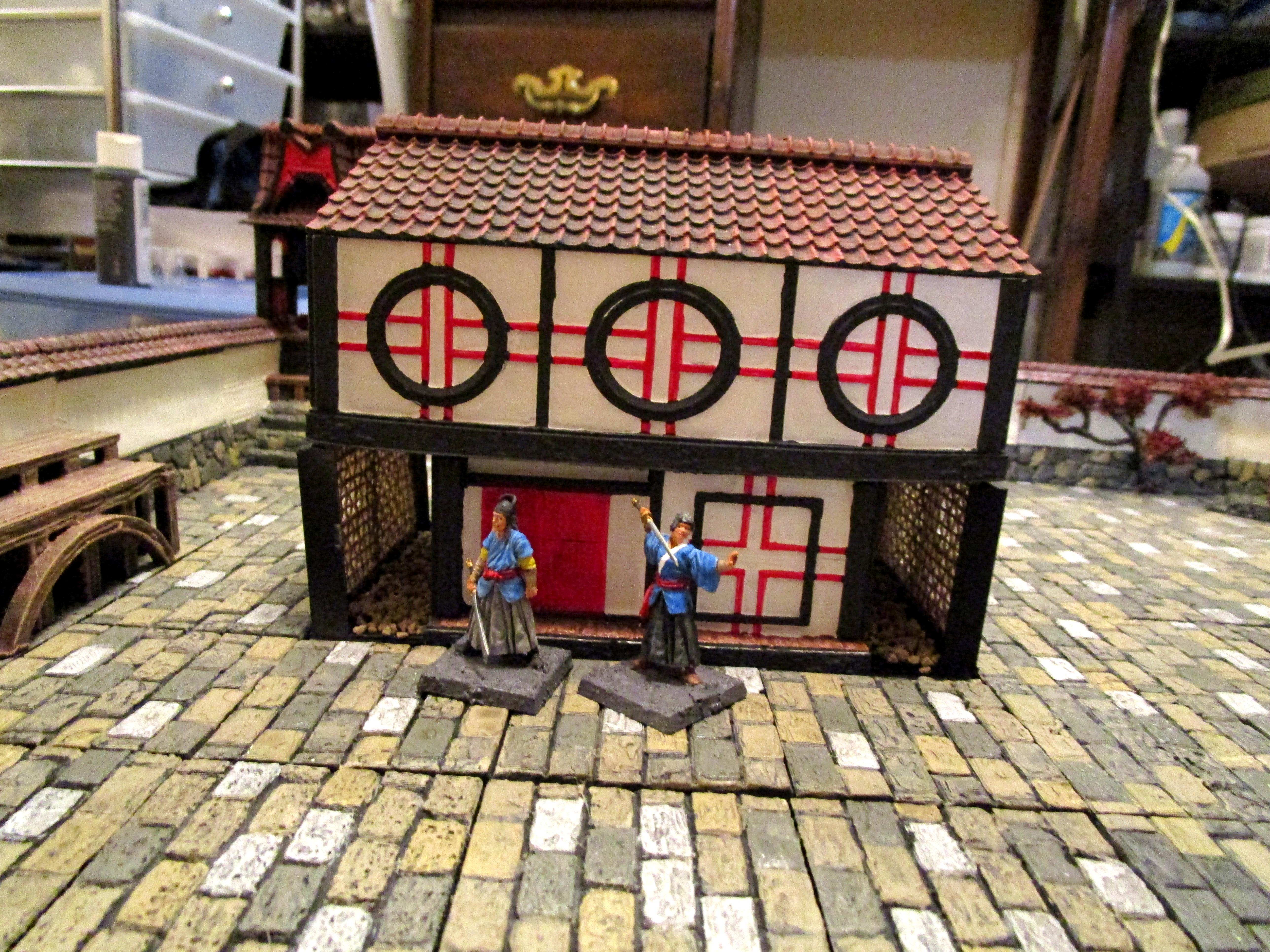 3d, Chinese, Print, Ville