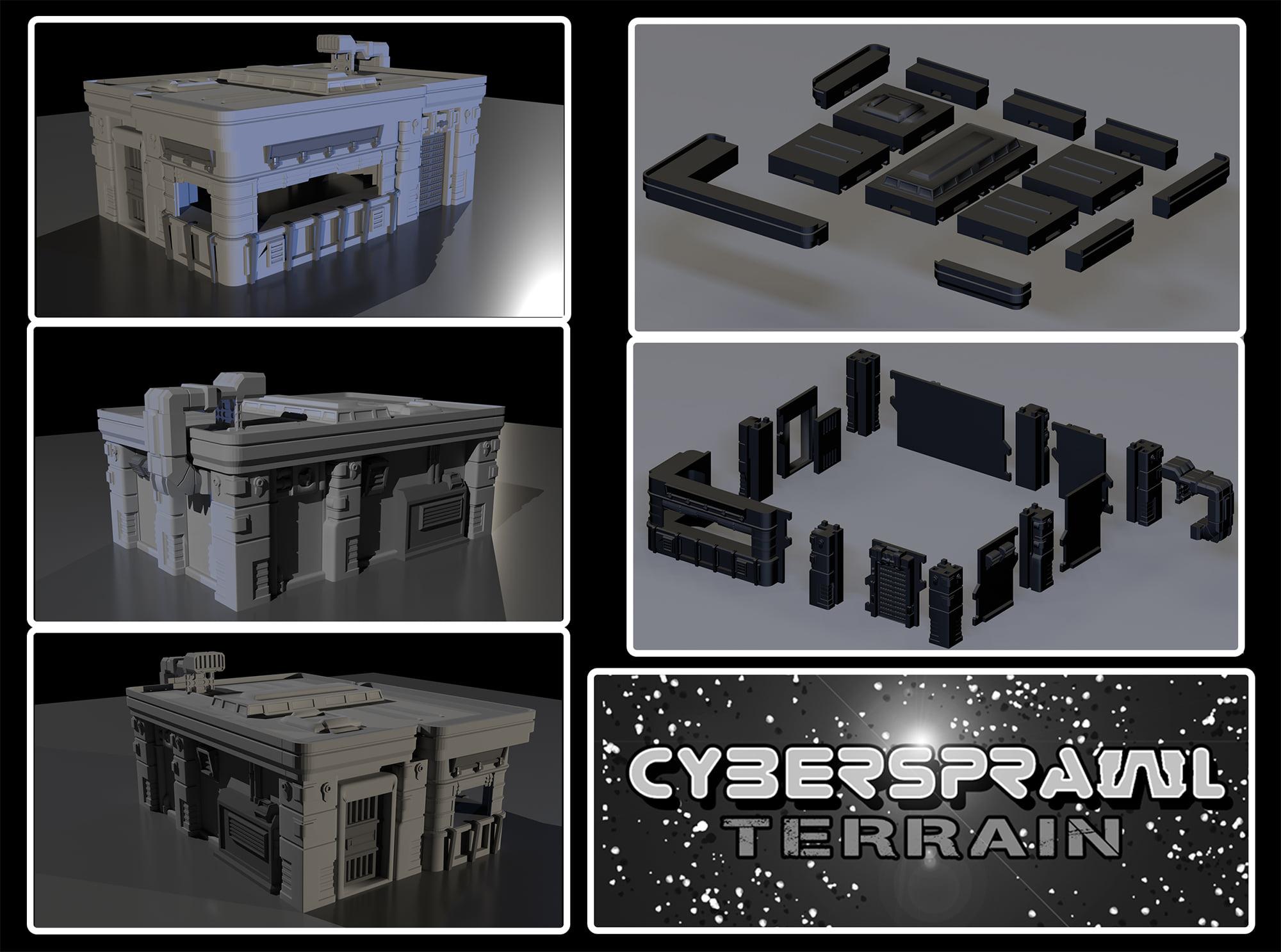 3r Render, Cyberpunk, Terrain