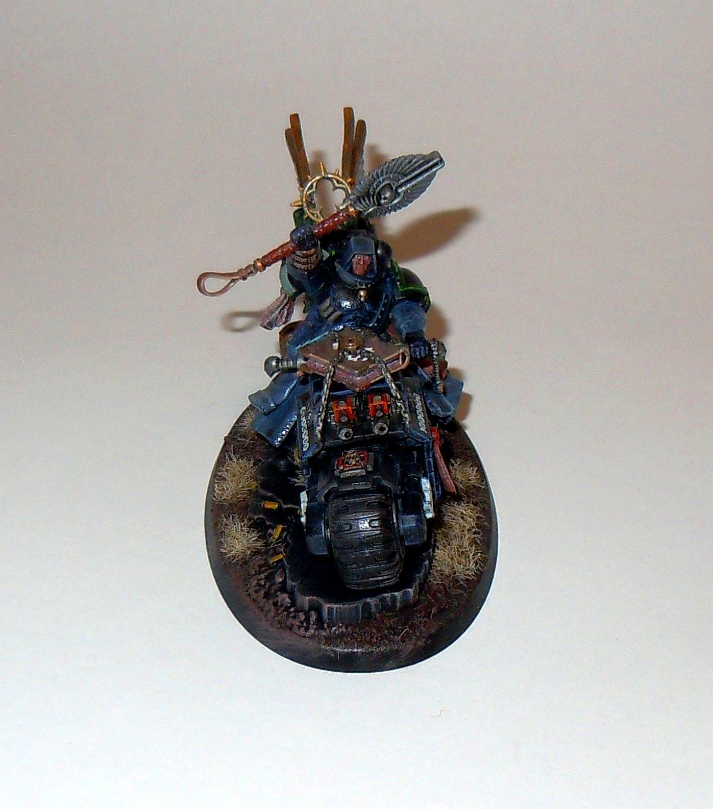 Chaplain, Primaris Chaplain On Bike, Ravenwing, Space Marines