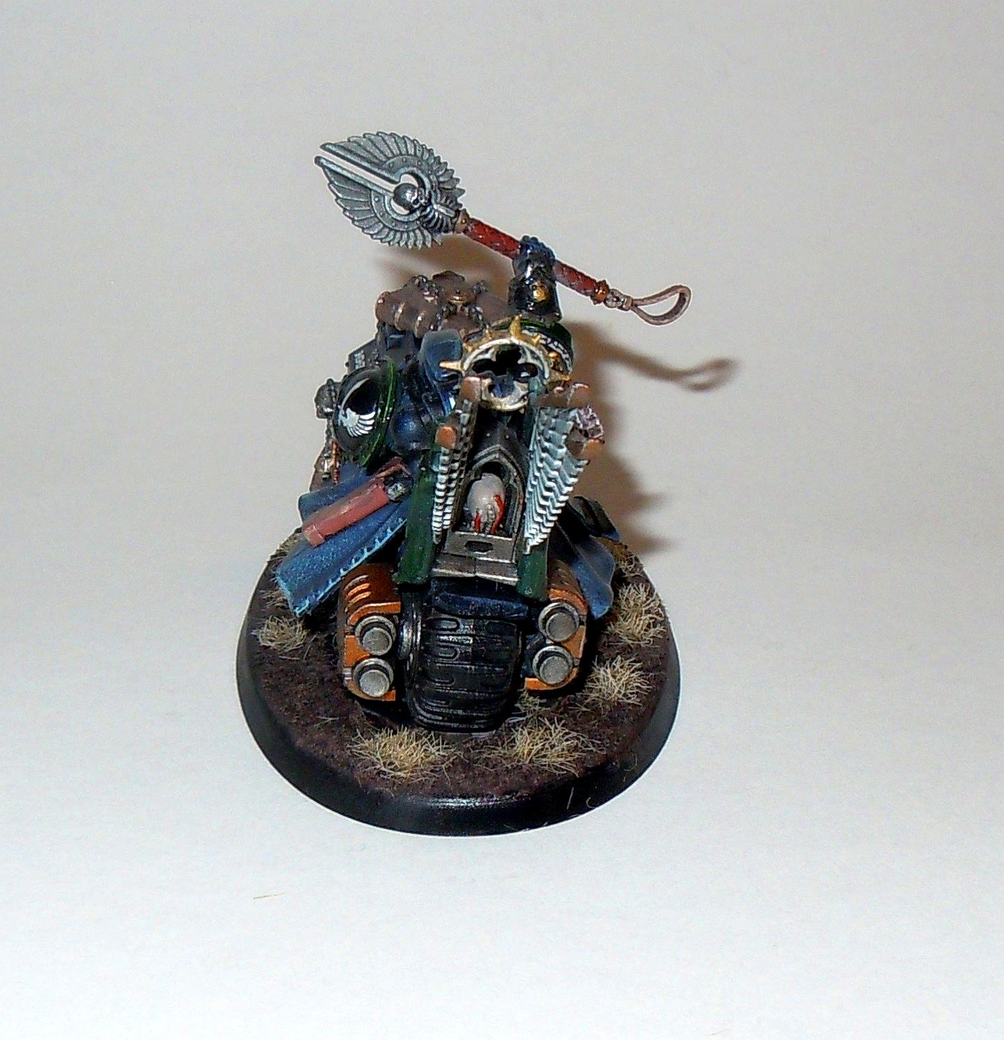 Chaplain, Primaris Chaplain On Bike, Ravenwing, Space Marines