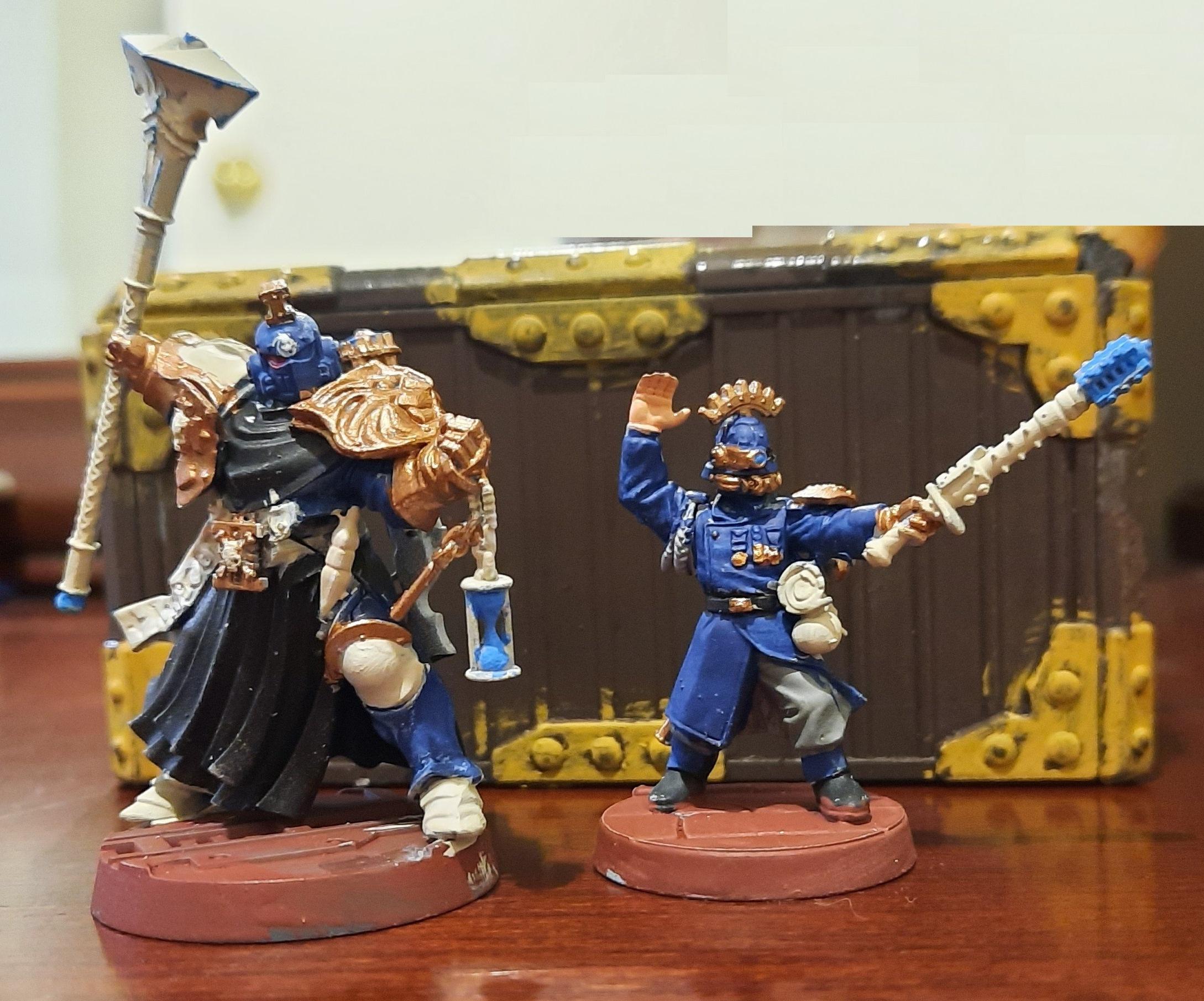 Adeptus Arbites, Cadians, Gendarmerie, Imperial Guard, Inquisitor, Work In Progress