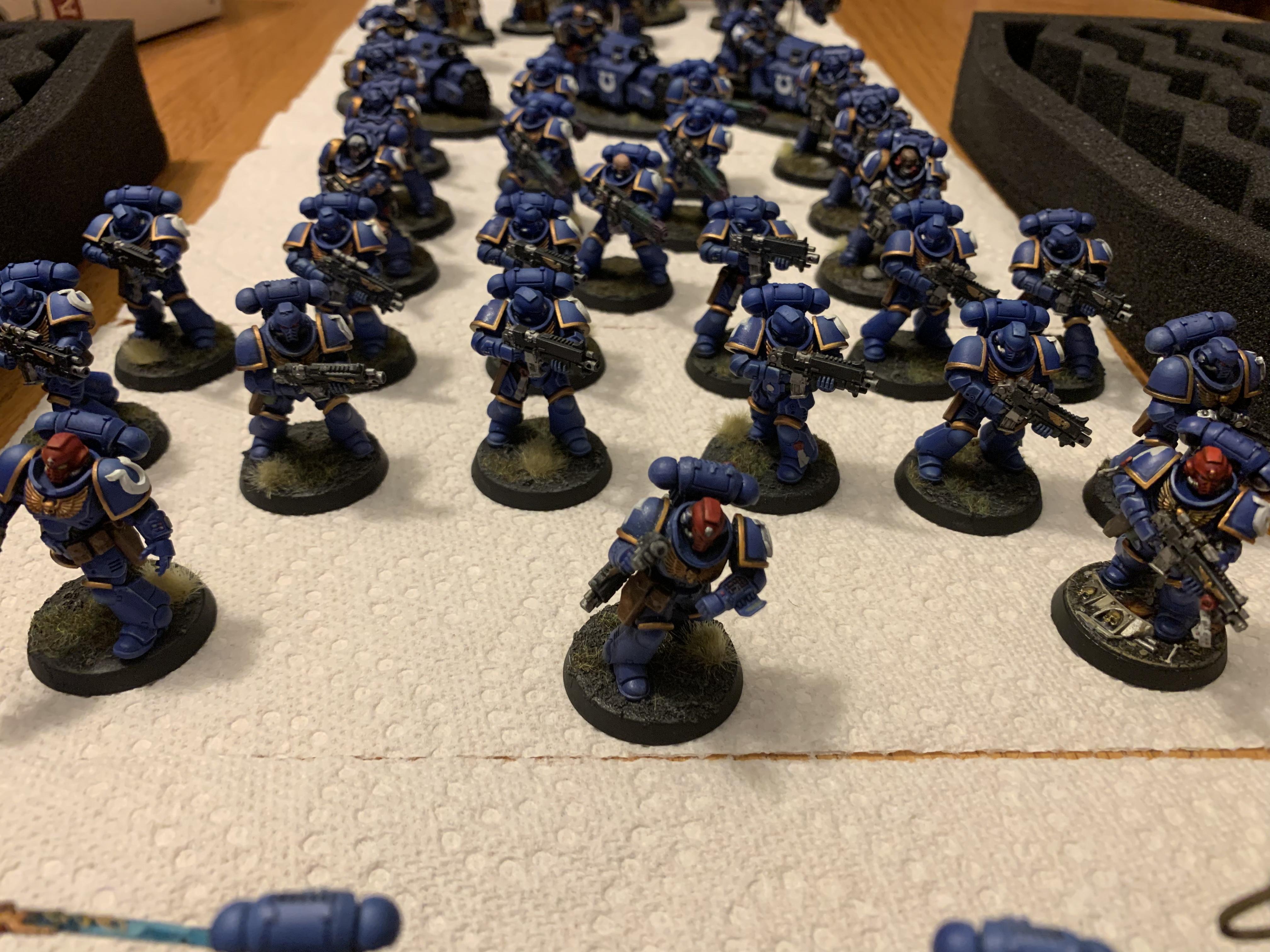 Troops: 3 squads of Intercessors. 