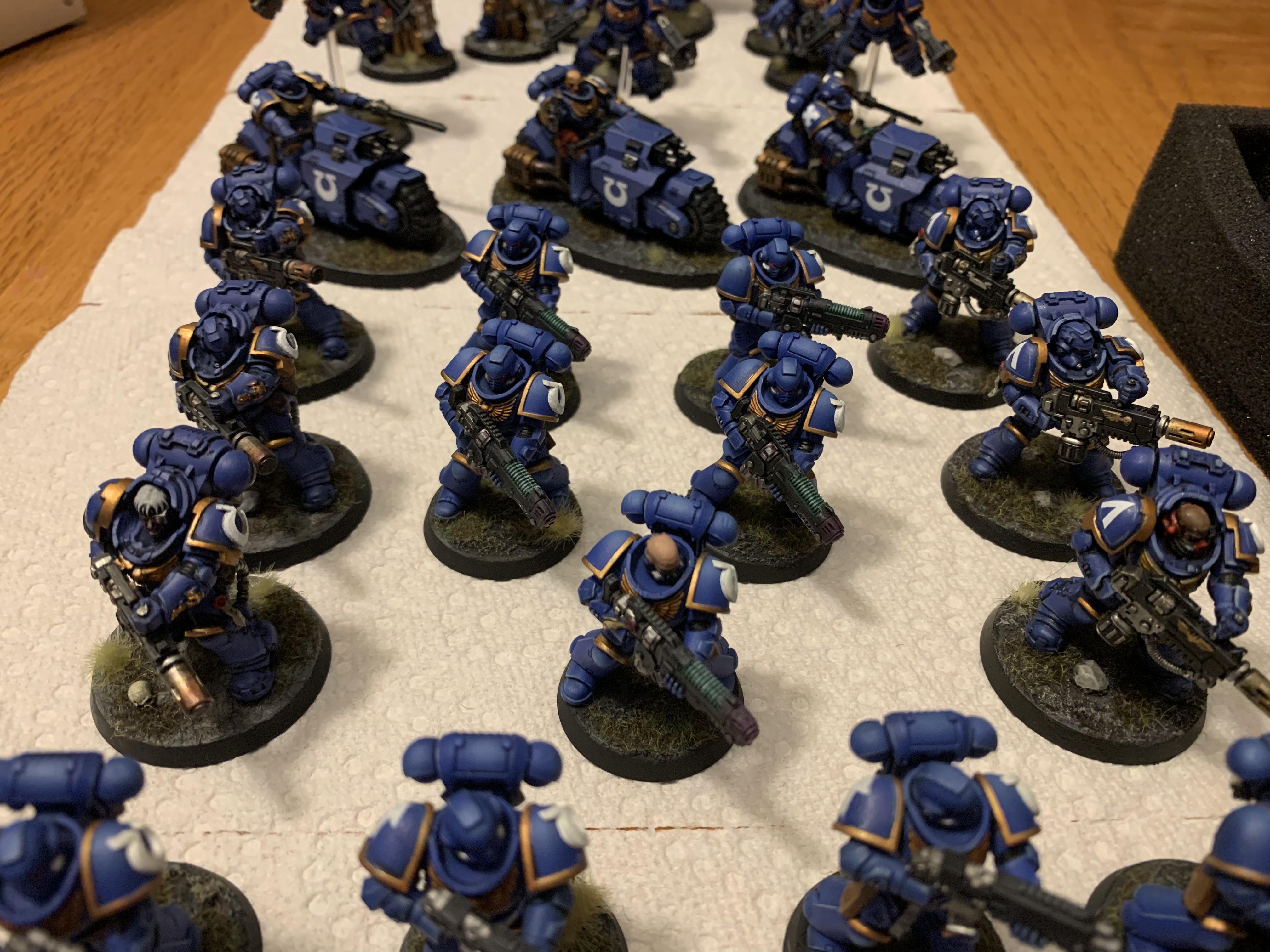 Heavy: Hellblasters and 2 squads of Eradicators. 