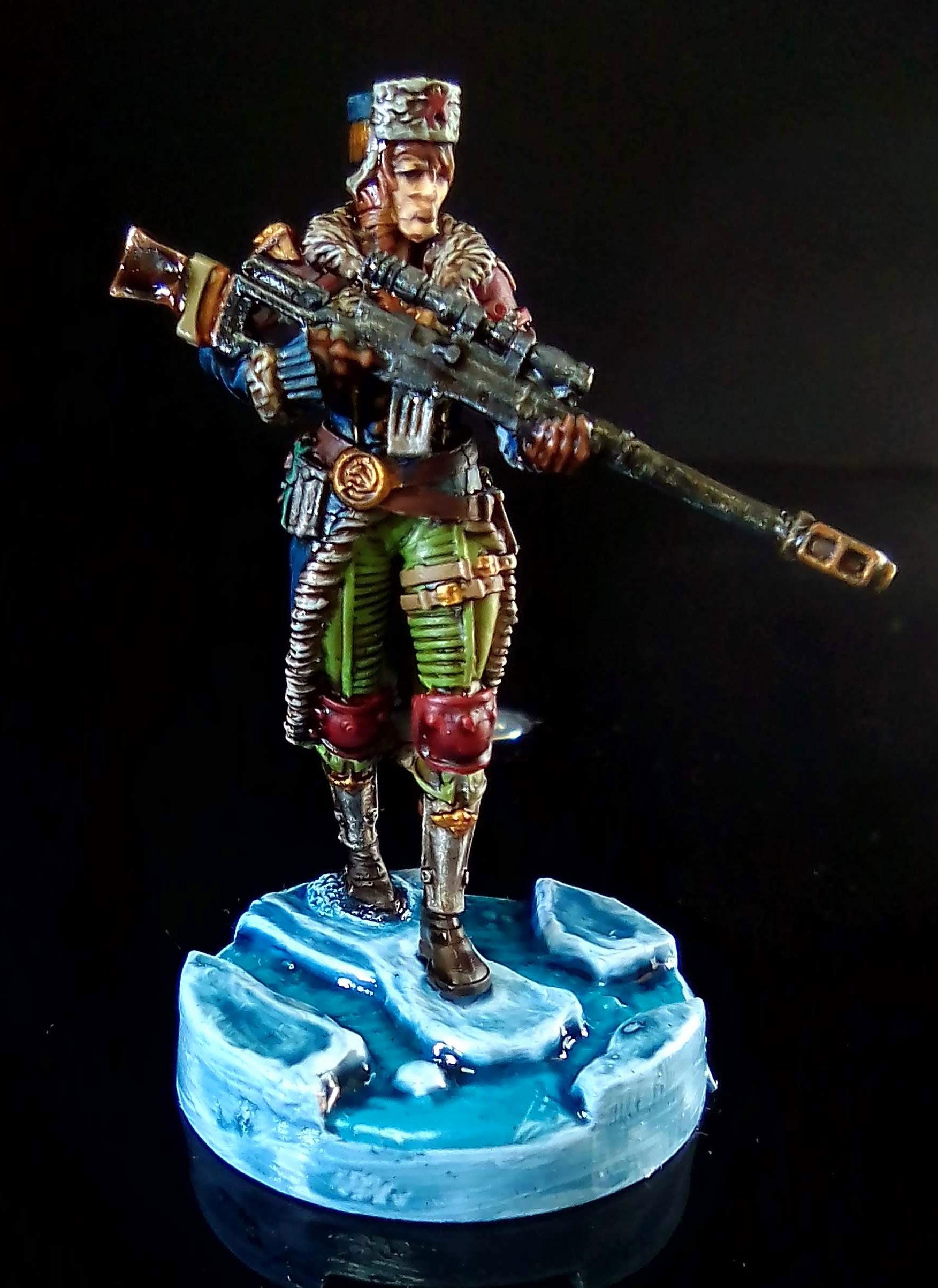 Female, Heresylab Miniatures, Snipers