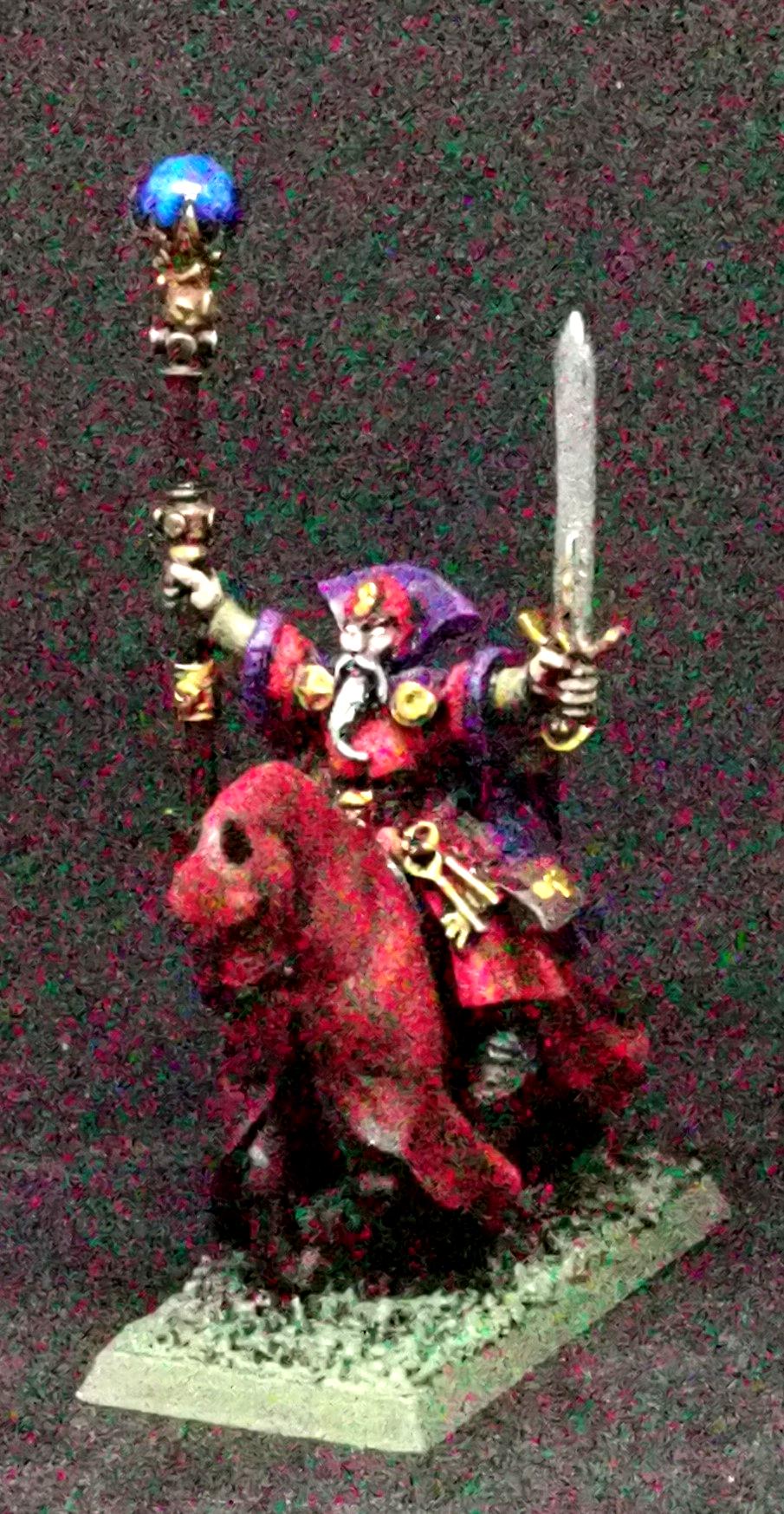 Mounted Mercenary Wizard