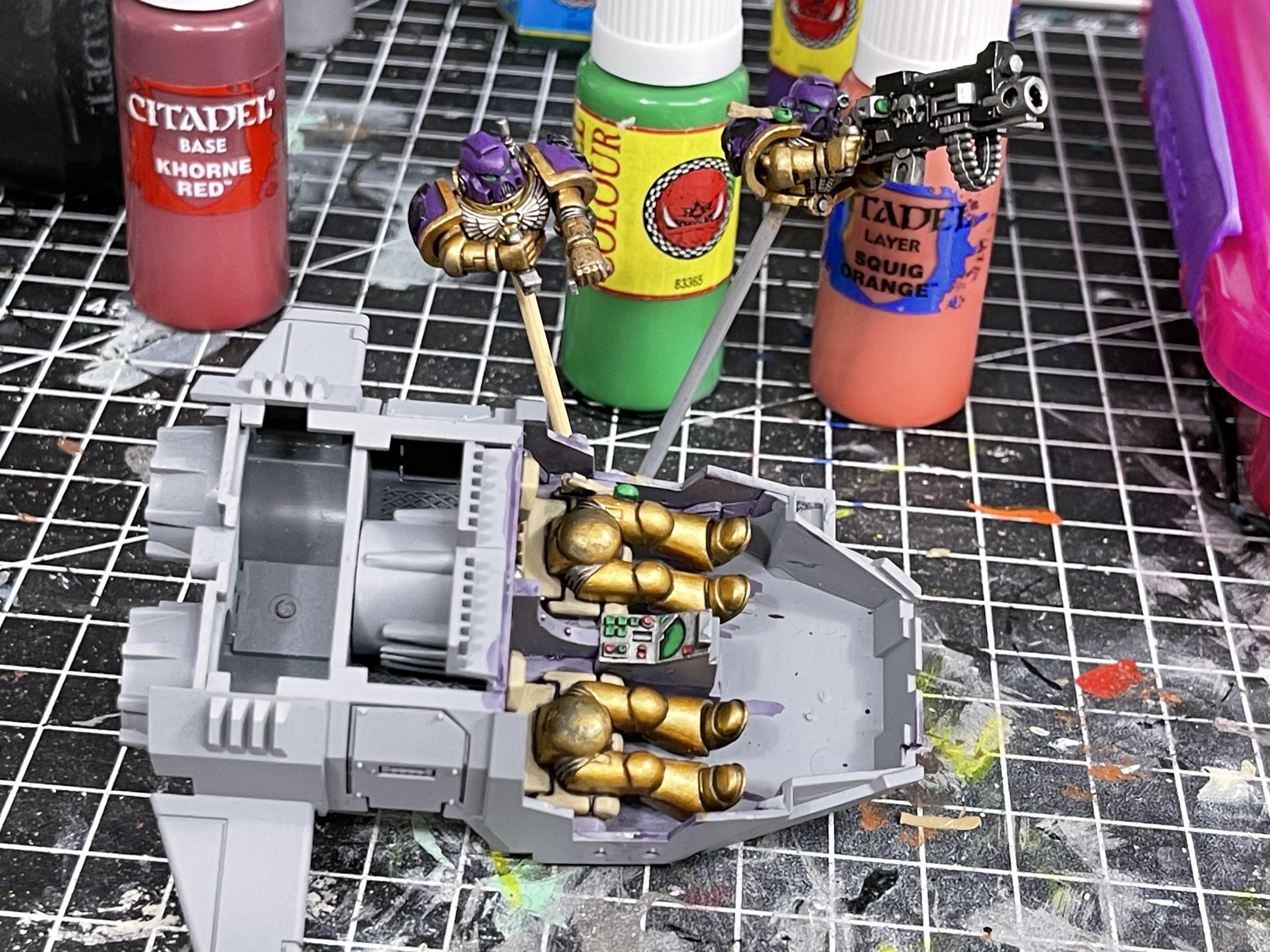 Land Speeder, Space Marines, Void Panthers, Warhammer 40,000, Work In Progress