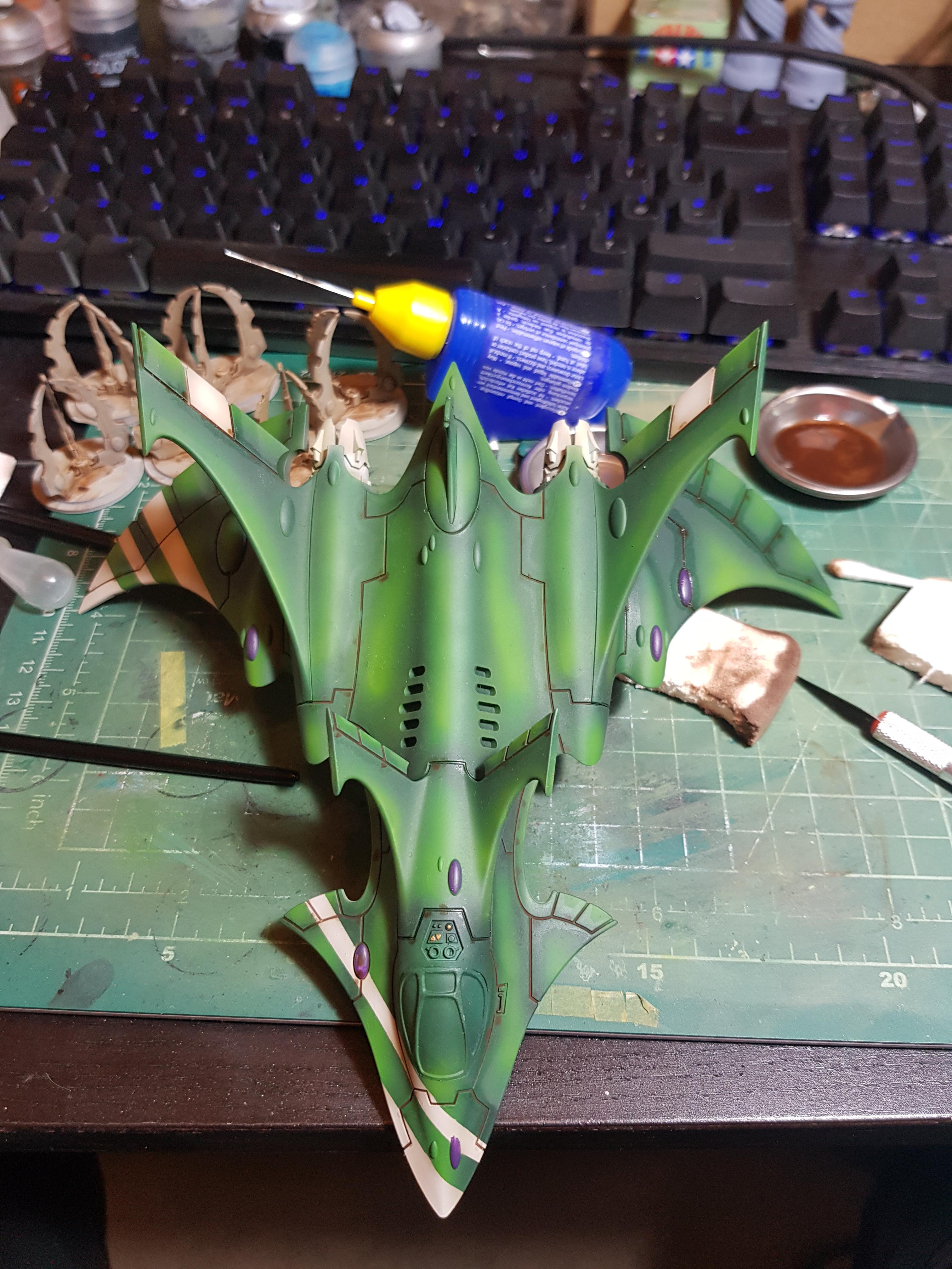 Crimson Hunter oil wash WIP