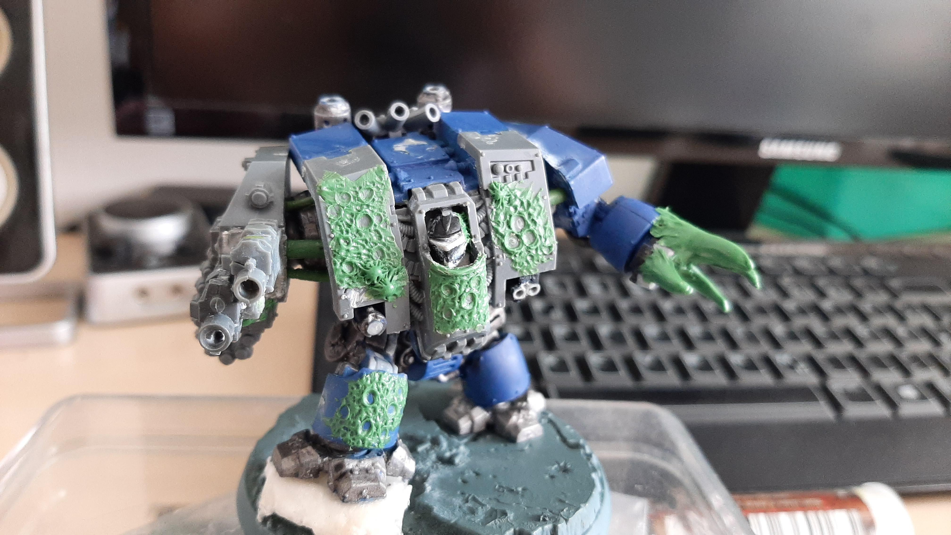 Conversion, Custom, Cybot, Death, Dreadnought, Greenstuff, Guard, Helbrute, Nurgle, Plague, Space Marines